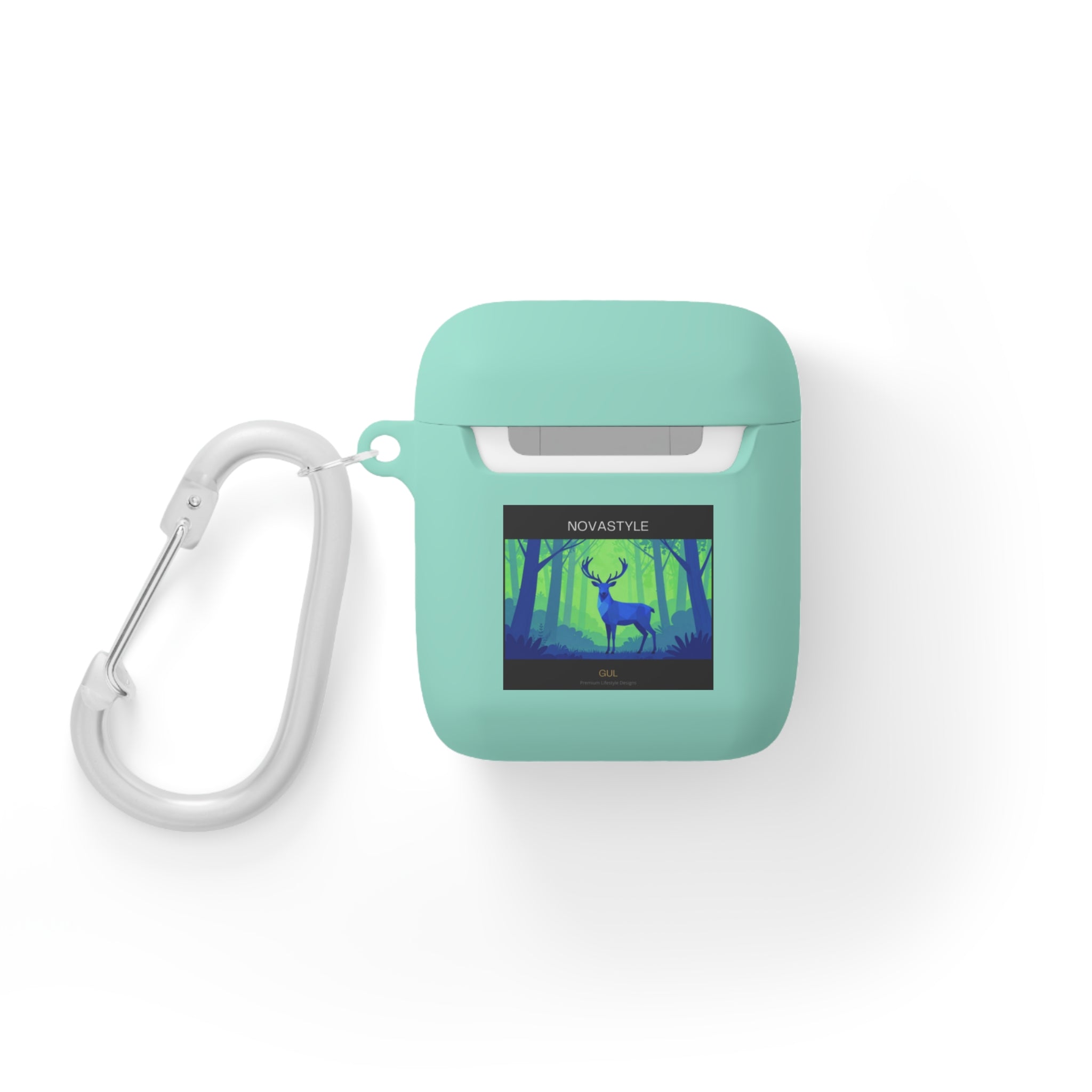 AirPods Case — Retro Sunset Van & Forest Deer Prints