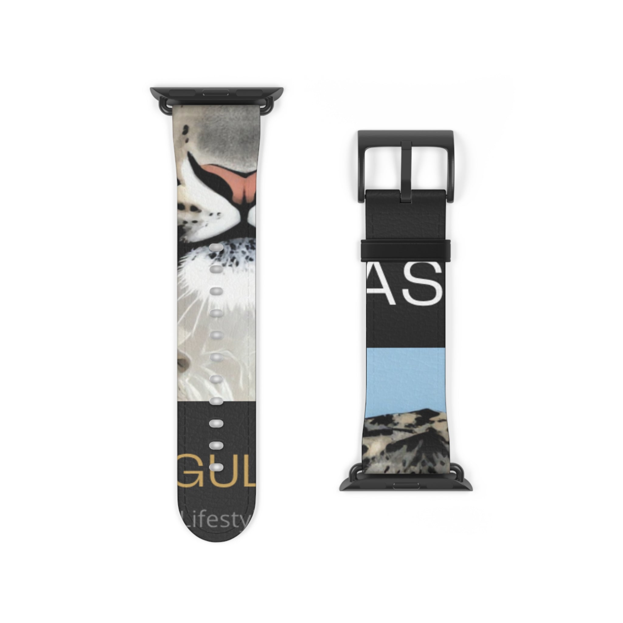 Cat Face Watch Band — Cute Printed Strap for Apple Watch
