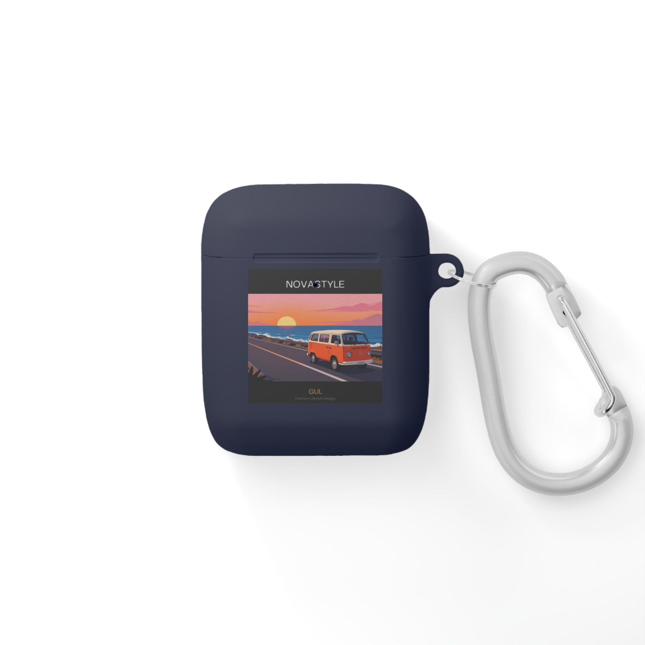 AirPods Case — Retro Sunset Van & Forest Deer Prints