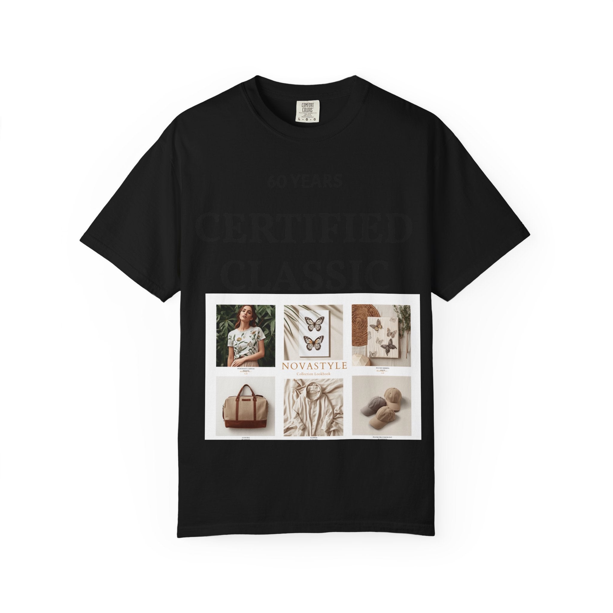 Certified Classic 60 Years T-Shirt – Vintage Collage Home & Lifestyle Tee