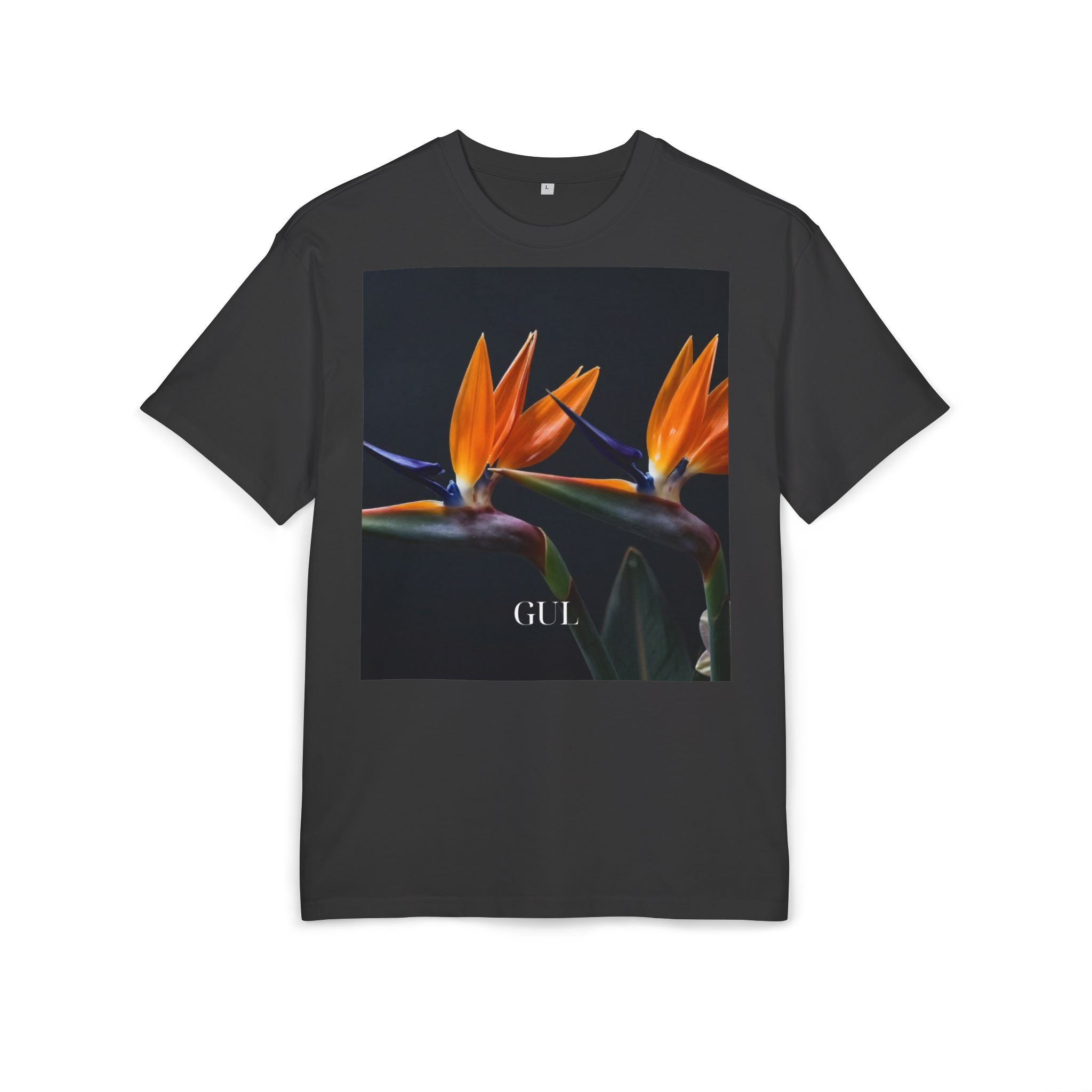 Floral & Nightscape Graphic Tee — Bird of Paradise Photo Print