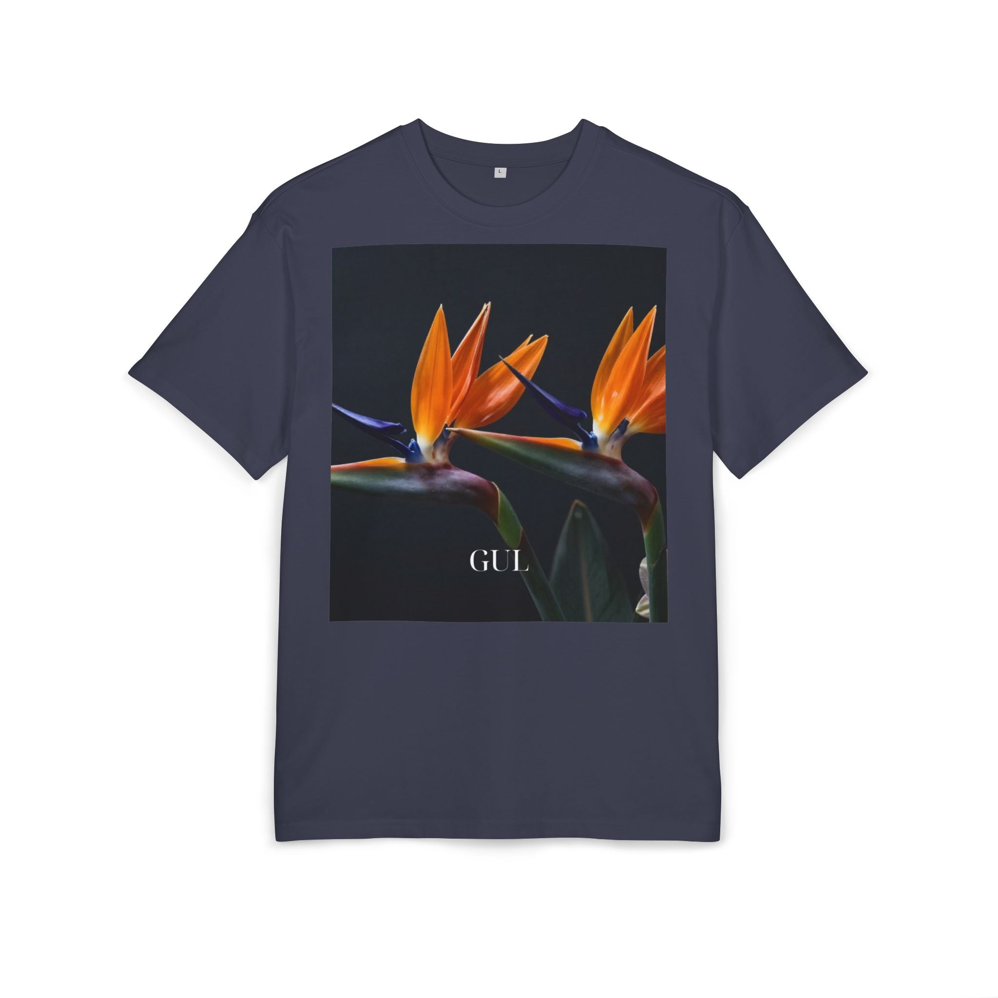 Floral & Nightscape Graphic Tee — Bird of Paradise Photo Print