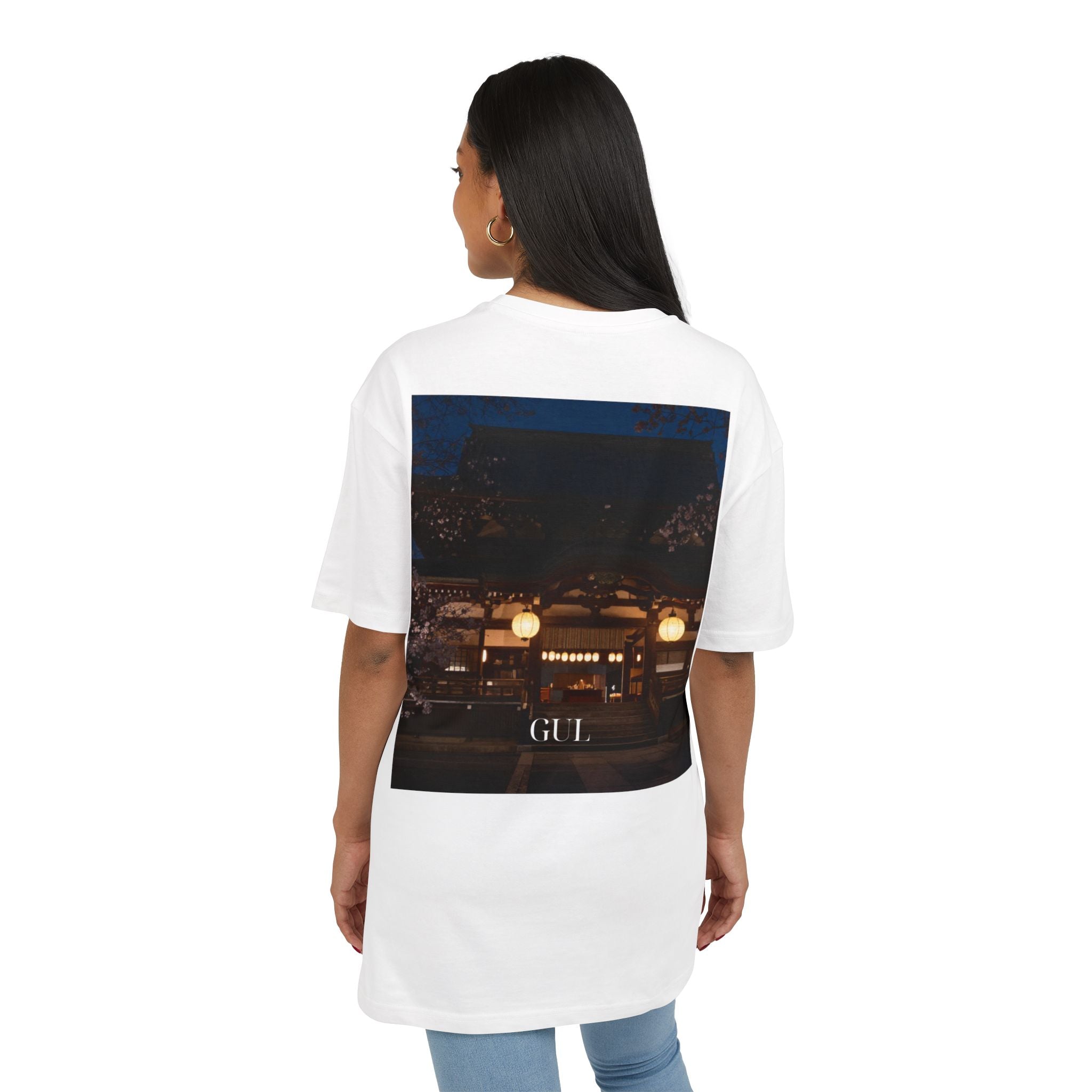 Floral & Nightscape Graphic Tee — Bird of Paradise Photo Print