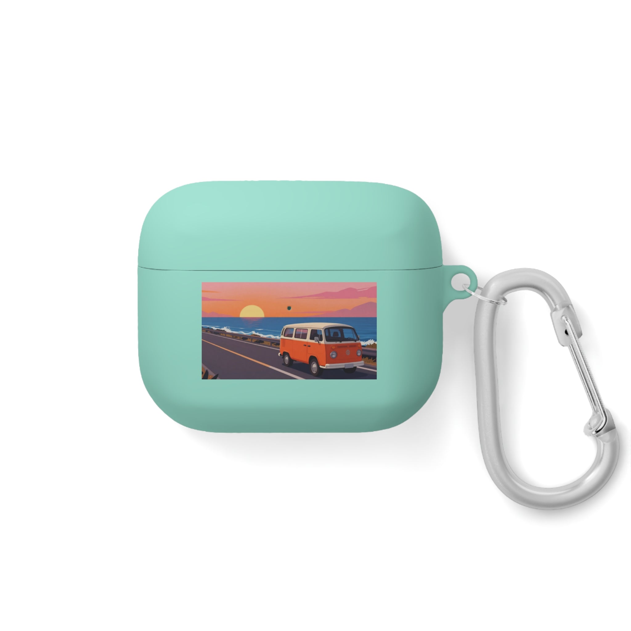 AirPods Case — Retro Sunset Van & Forest Deer Prints