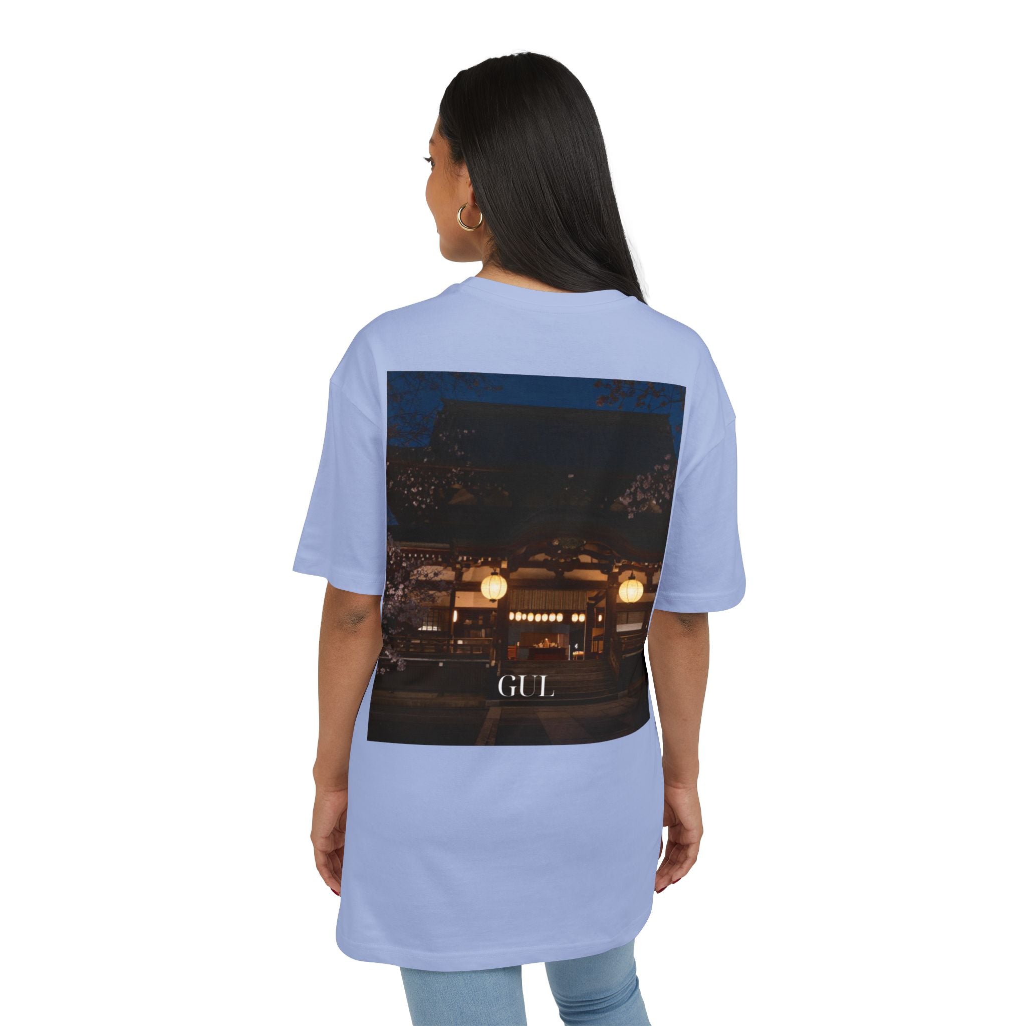 Floral & Nightscape Graphic Tee — Bird of Paradise Photo Print