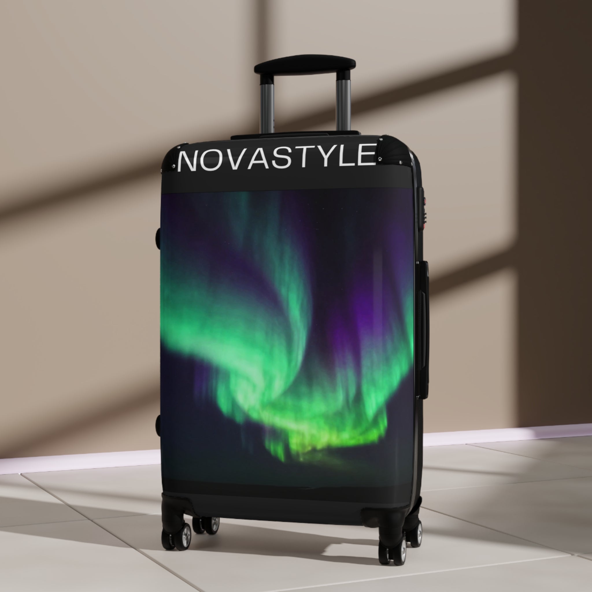 Aurora Sky Carry-On Suitcase β Northern Lights Travel Luggage