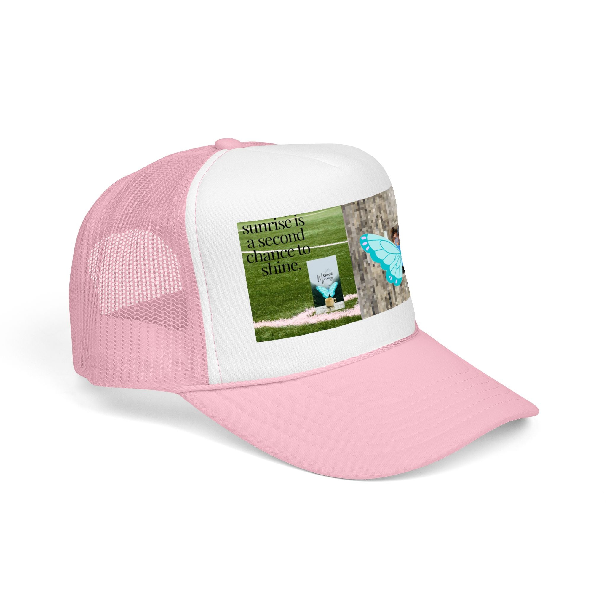 Butterfly Memorial Trucker Hat — In Loving Memory Grave Marker Cap