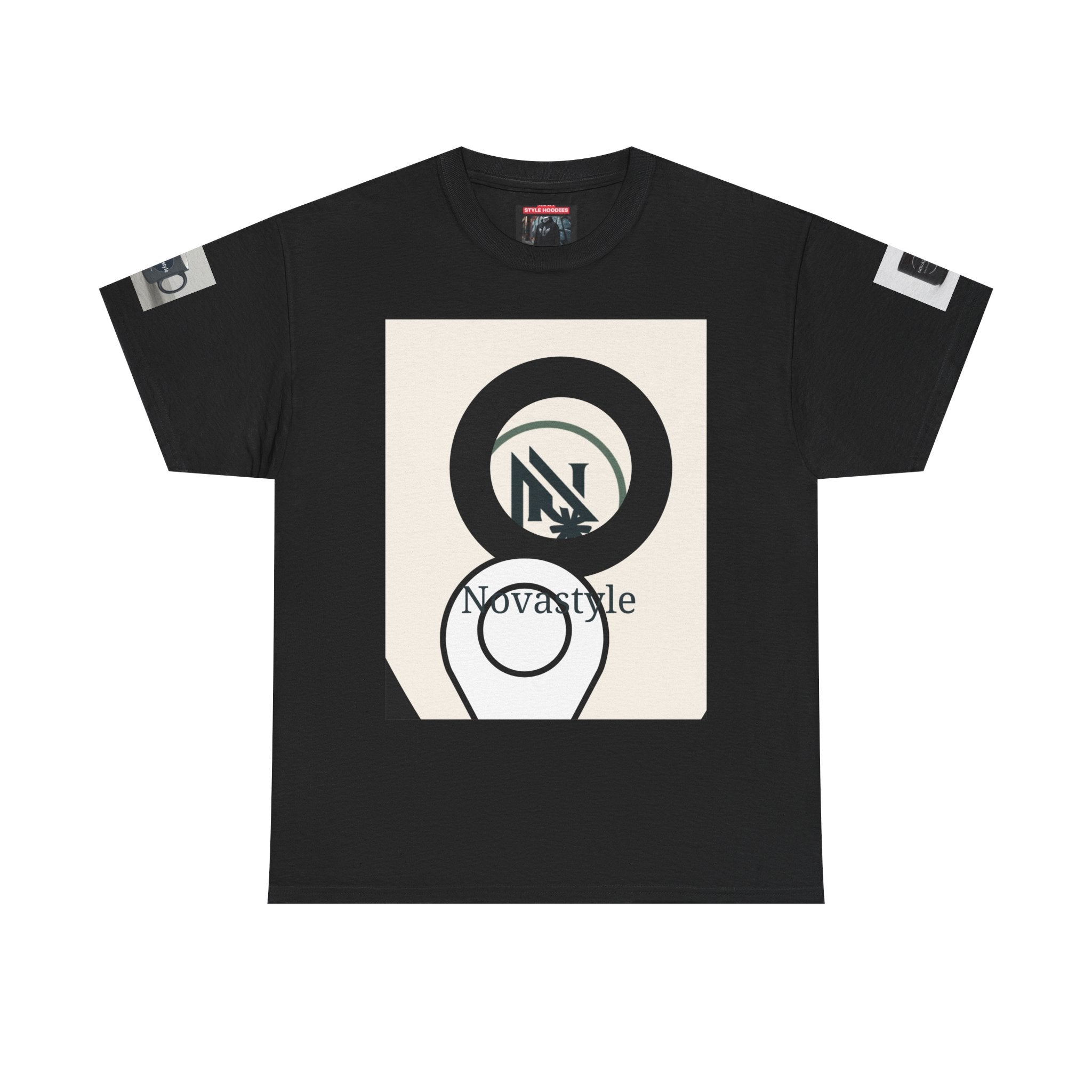 Graphic Tee — Novastyle Minimal Logo & Poster Print T-Shirt
