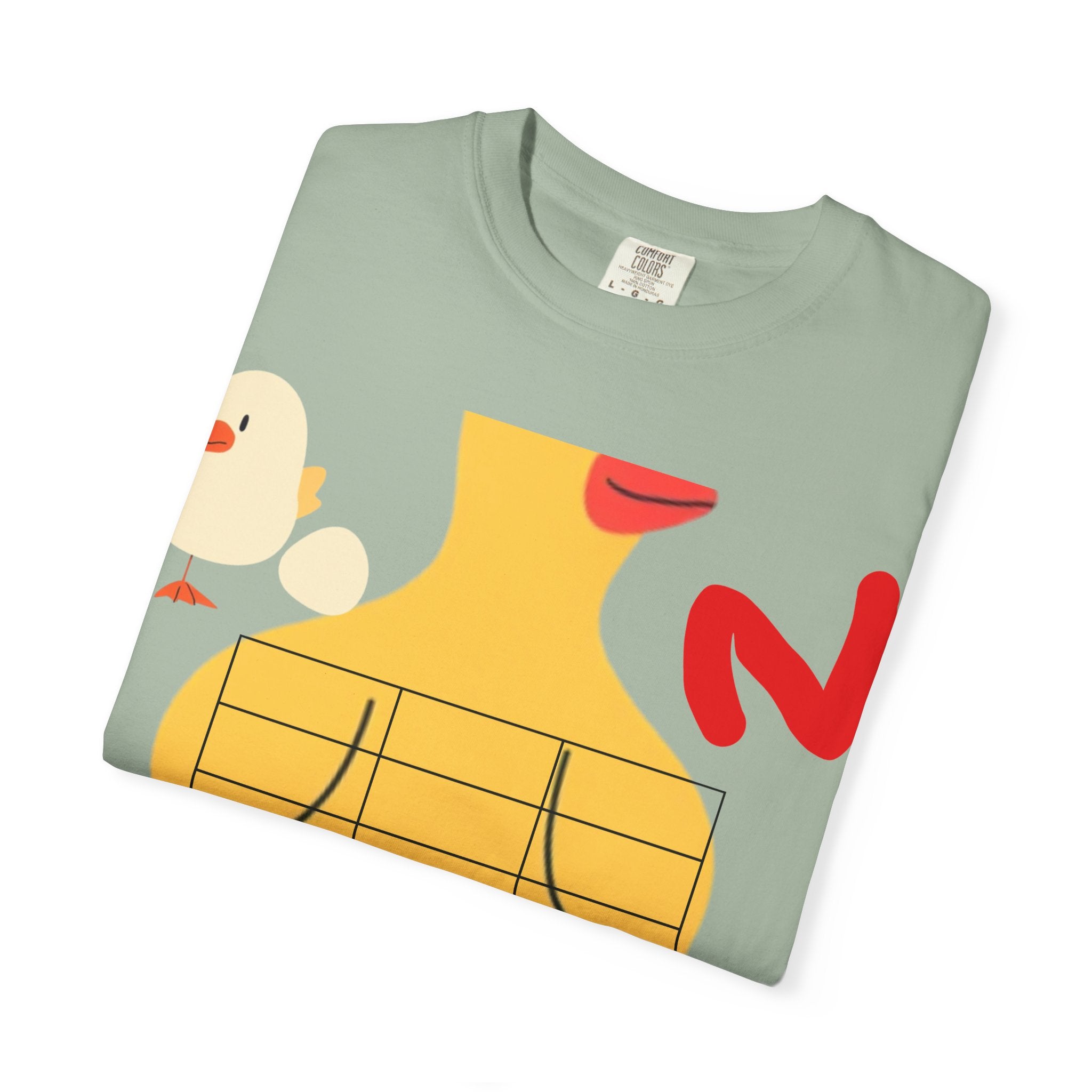 Graphic T-Shirt — Playful Koi & Vase Collage Tee (OVASTYLE Brand)