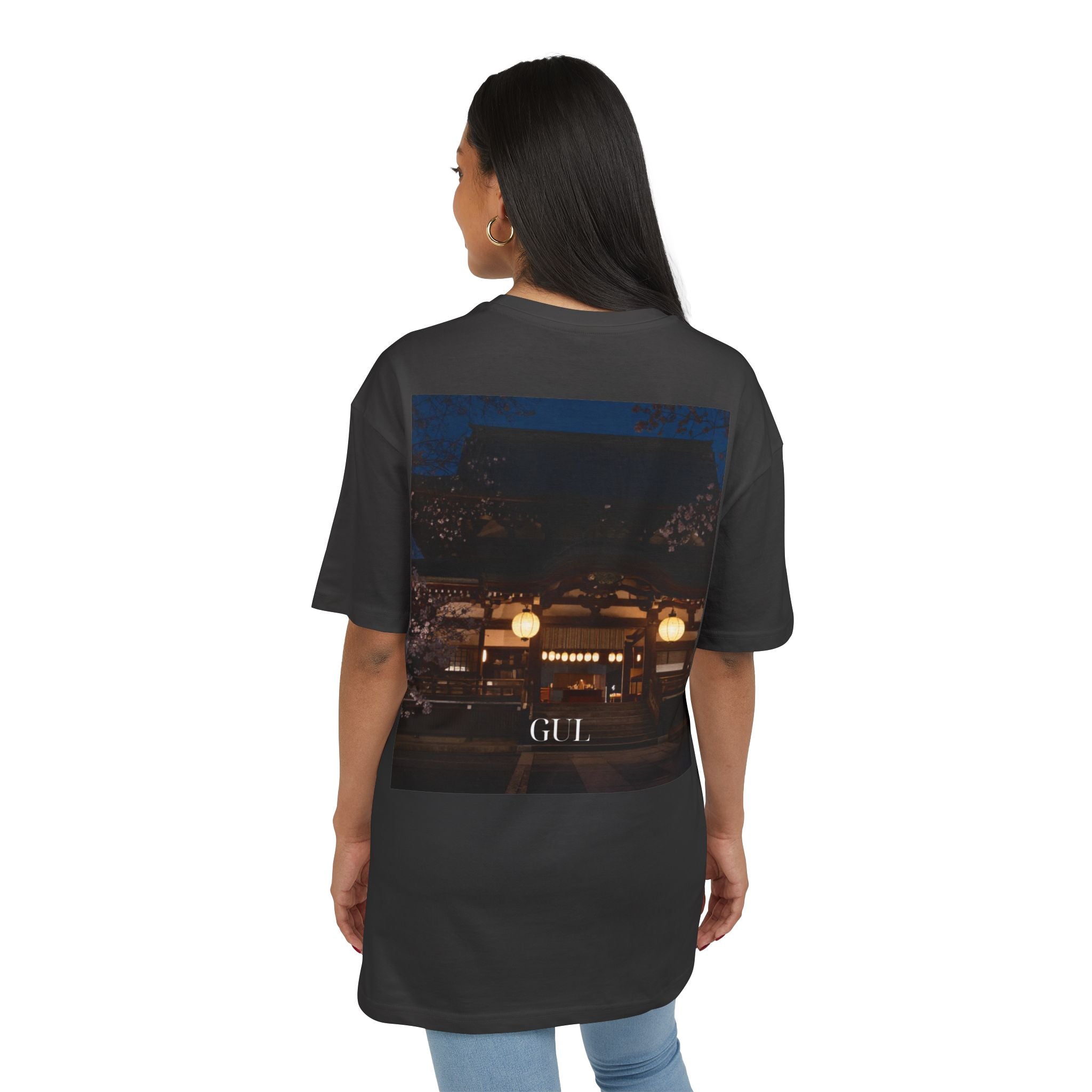 Floral & Nightscape Graphic Tee — Bird of Paradise Photo Print