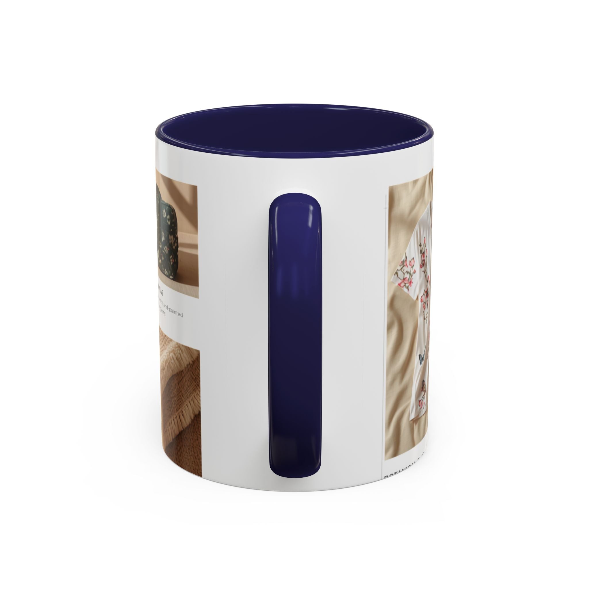Butterfly Accent Coffee Mug — Blue Butterfly Collage 11/15oz