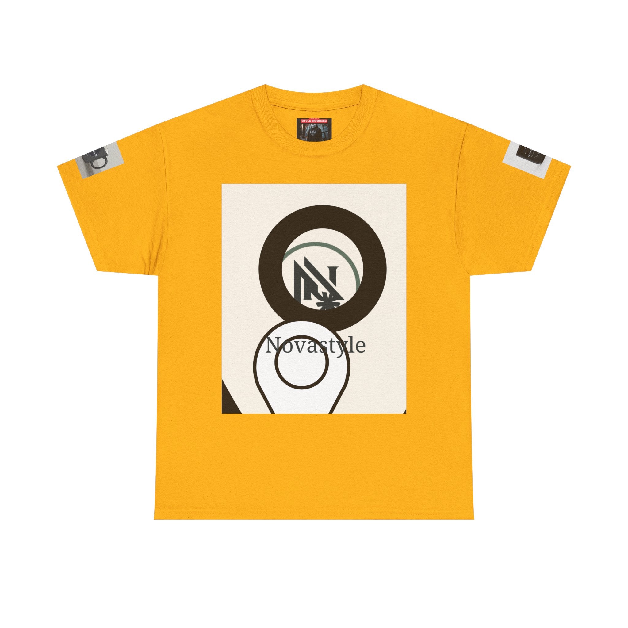 Graphic Tee — Novastyle Minimal Logo & Poster Print T-Shirt