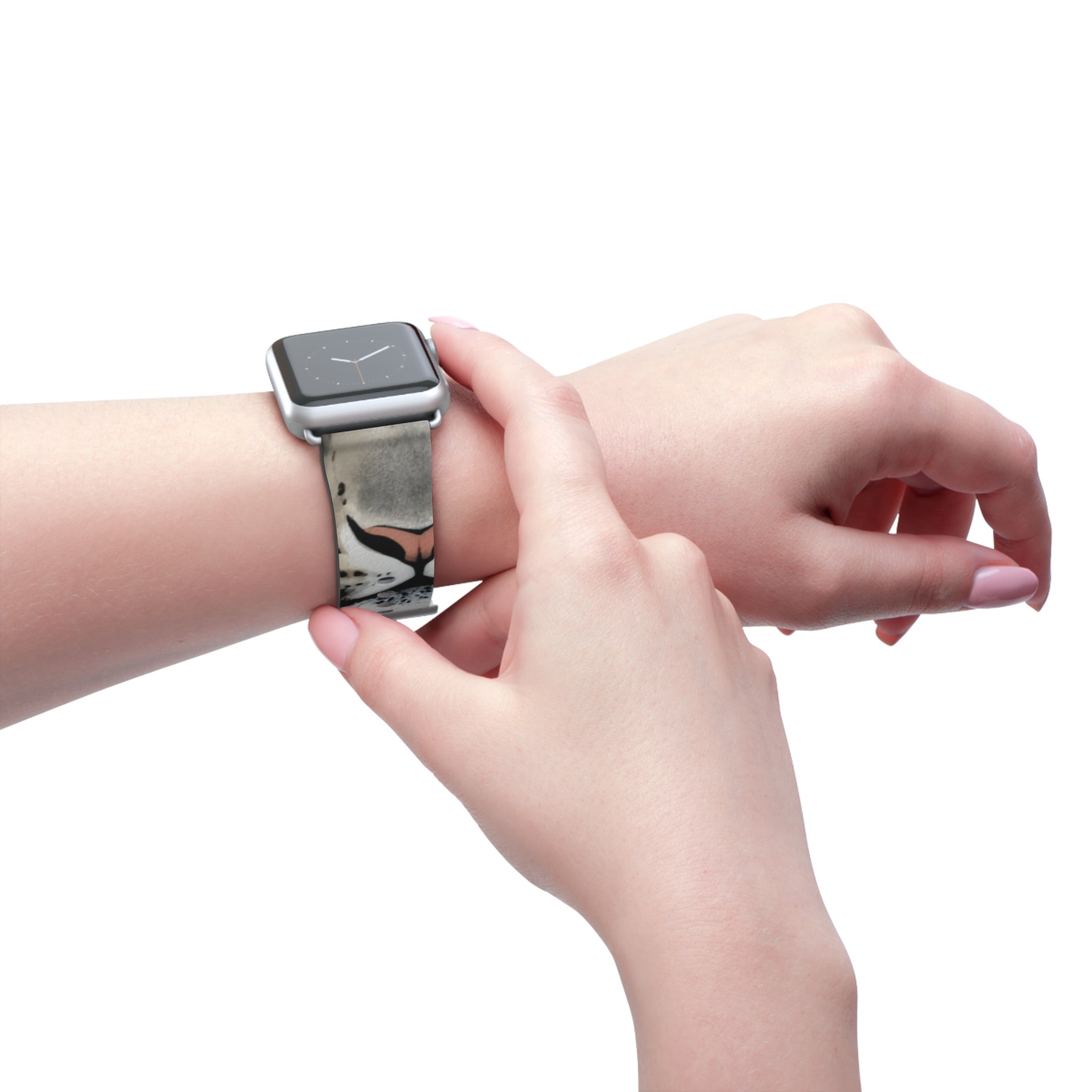 Cat Face Watch Band — Cute Printed Strap for Apple Watch
