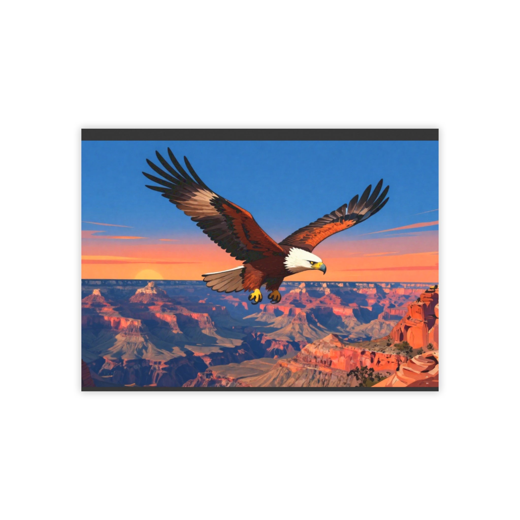 Eagle Sunset Post-it Note Pad — NOVASTYLE Scenic Sticky Notes