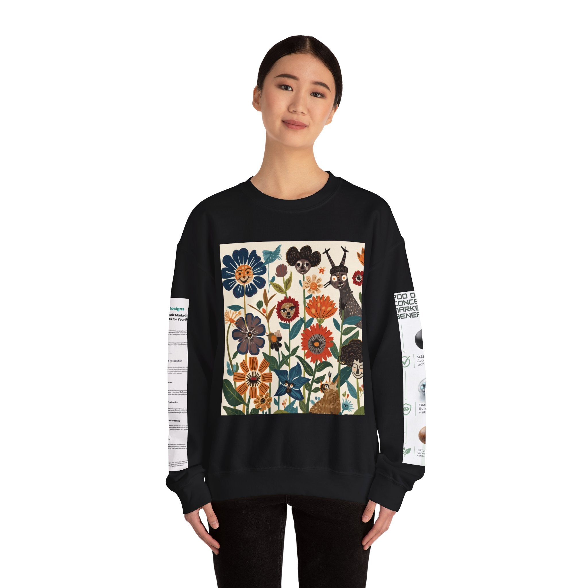 Floral Garden Crewneck Sweatshirt