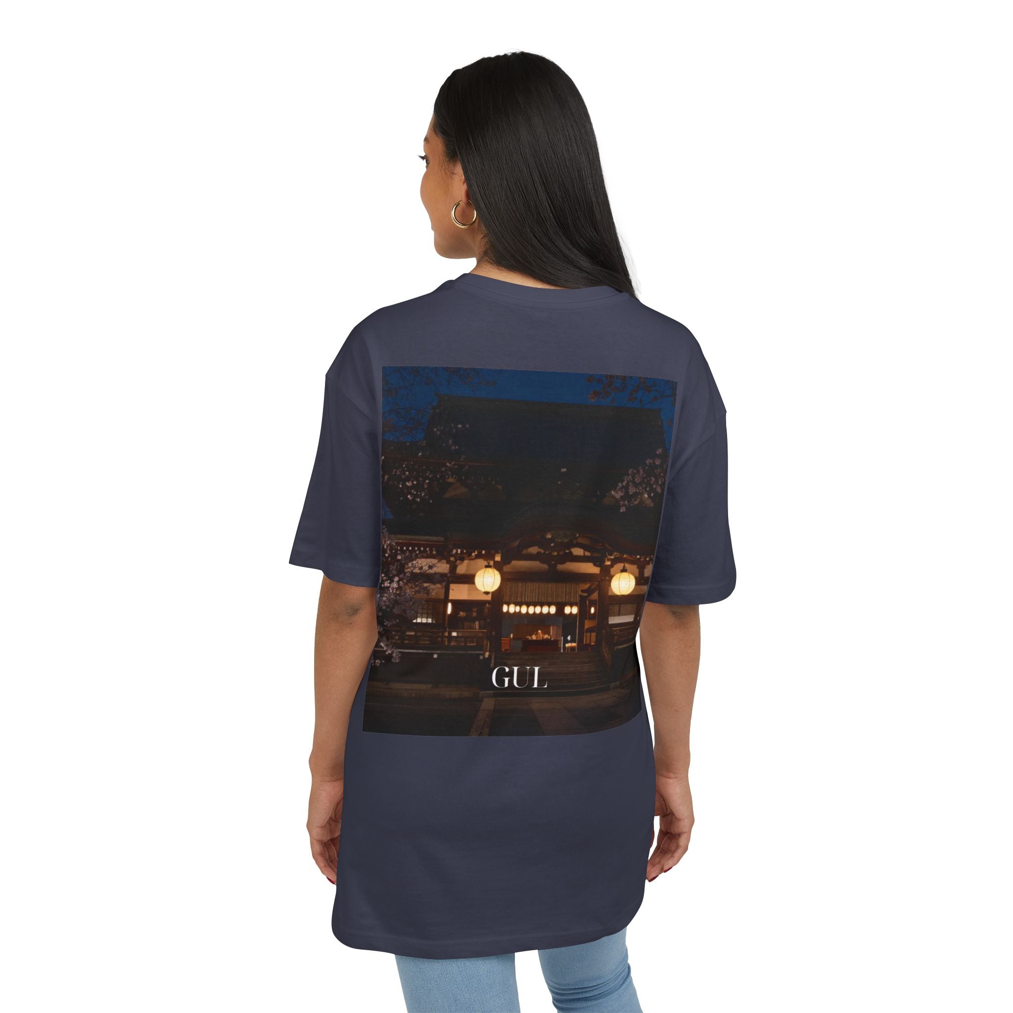 Floral & Nightscape Graphic Tee — Bird of Paradise Photo Print