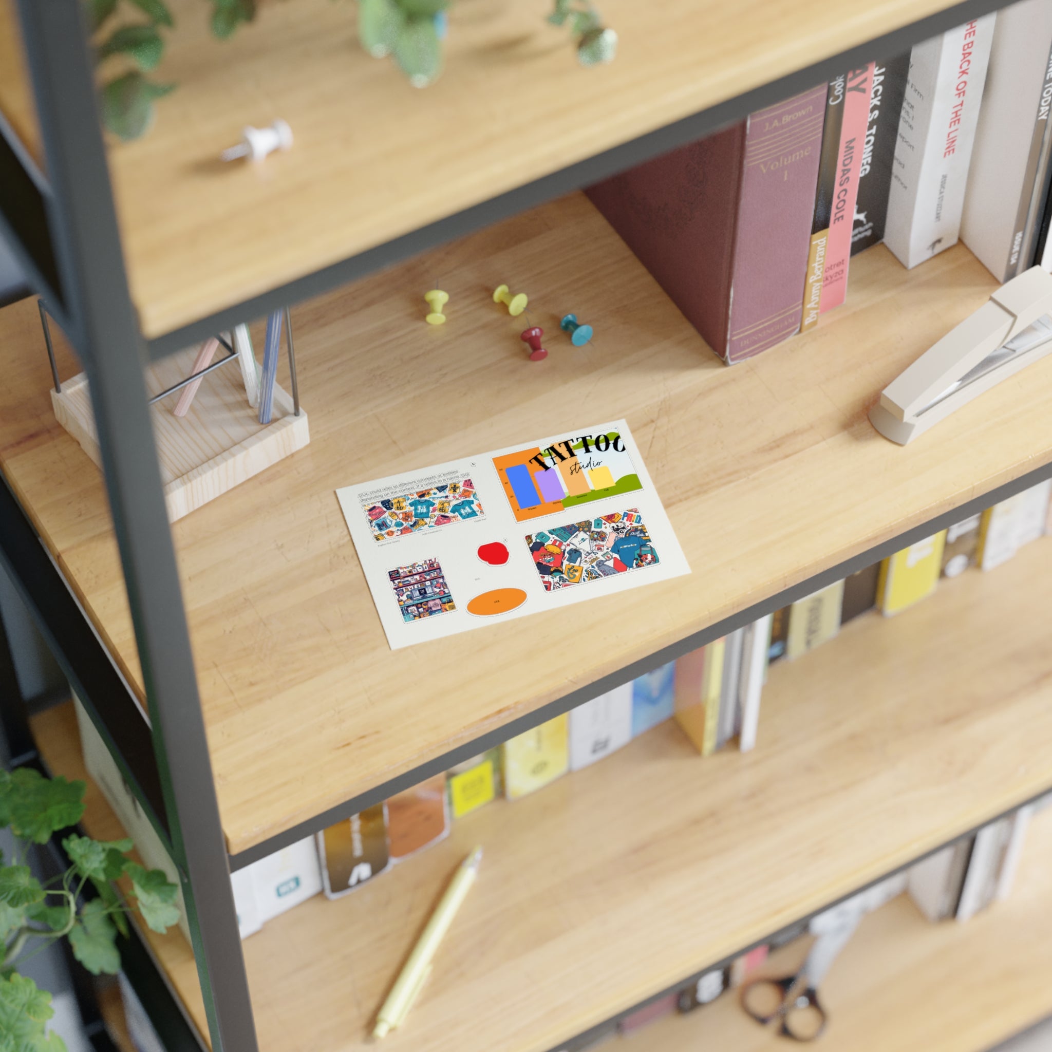 Colorful Sticker Sheets — Retro Tattoo & Pop Art Icons