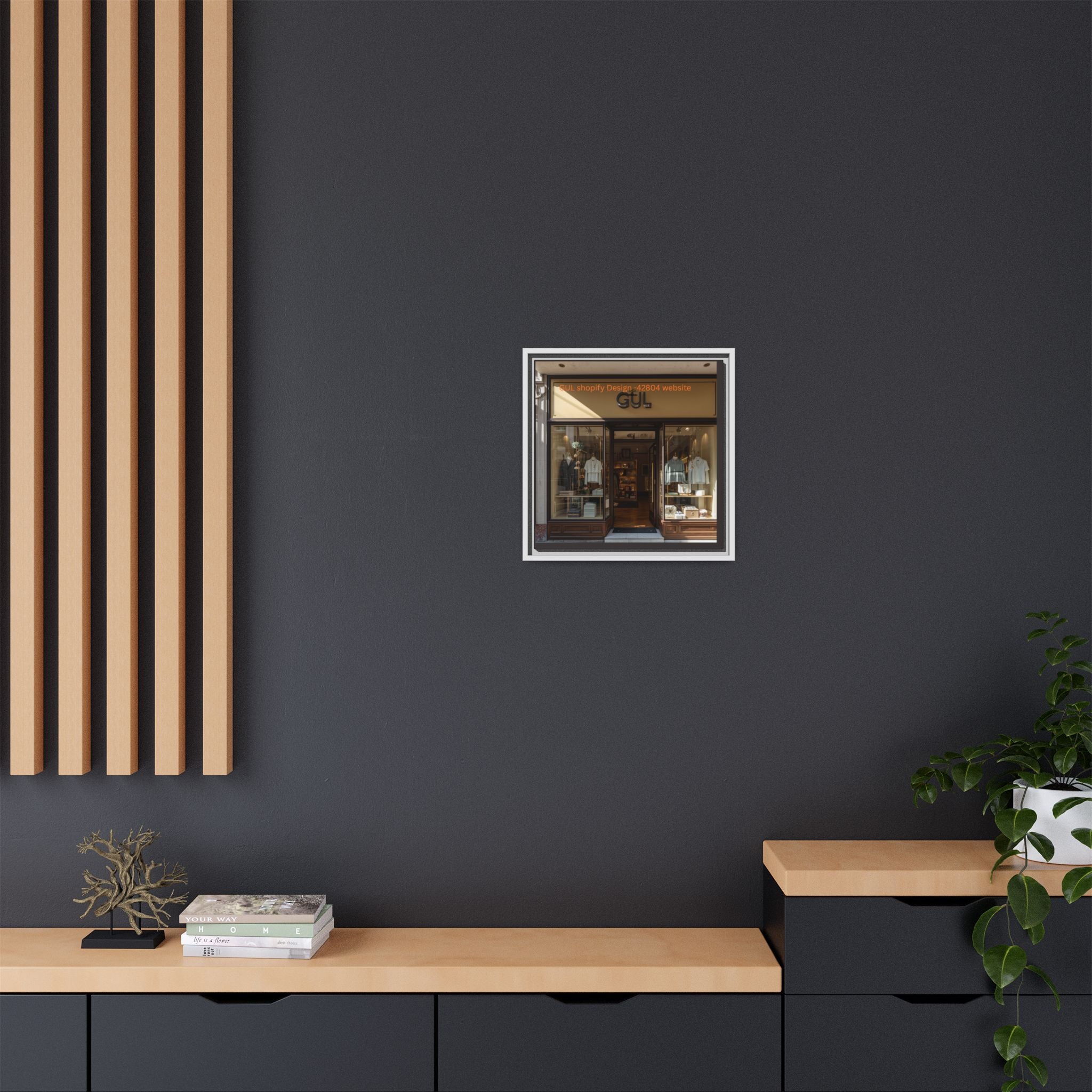 Framed Matte Canvas Print — Boutique Shopfront Photography
