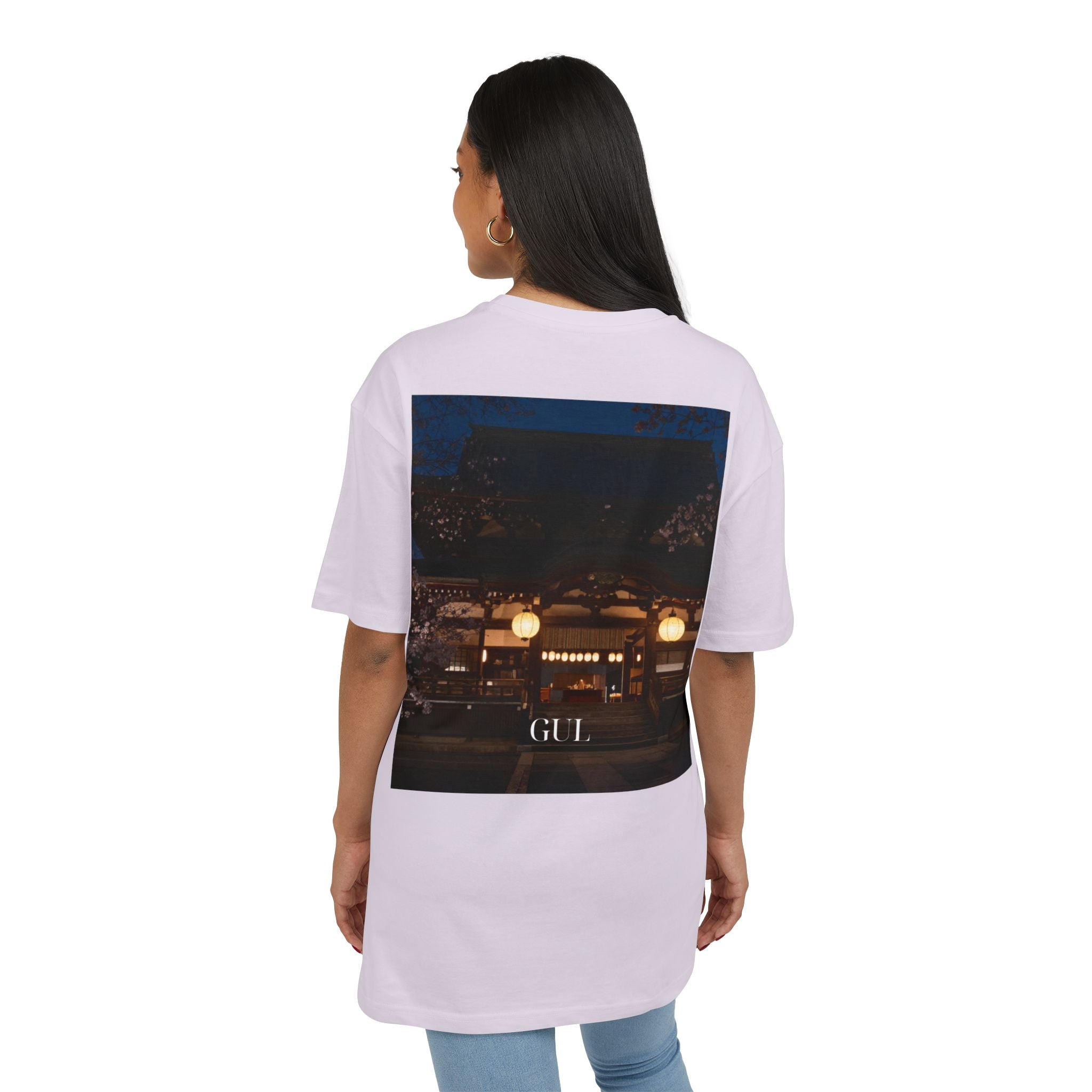 Floral & Nightscape Graphic Tee — Bird of Paradise Photo Print