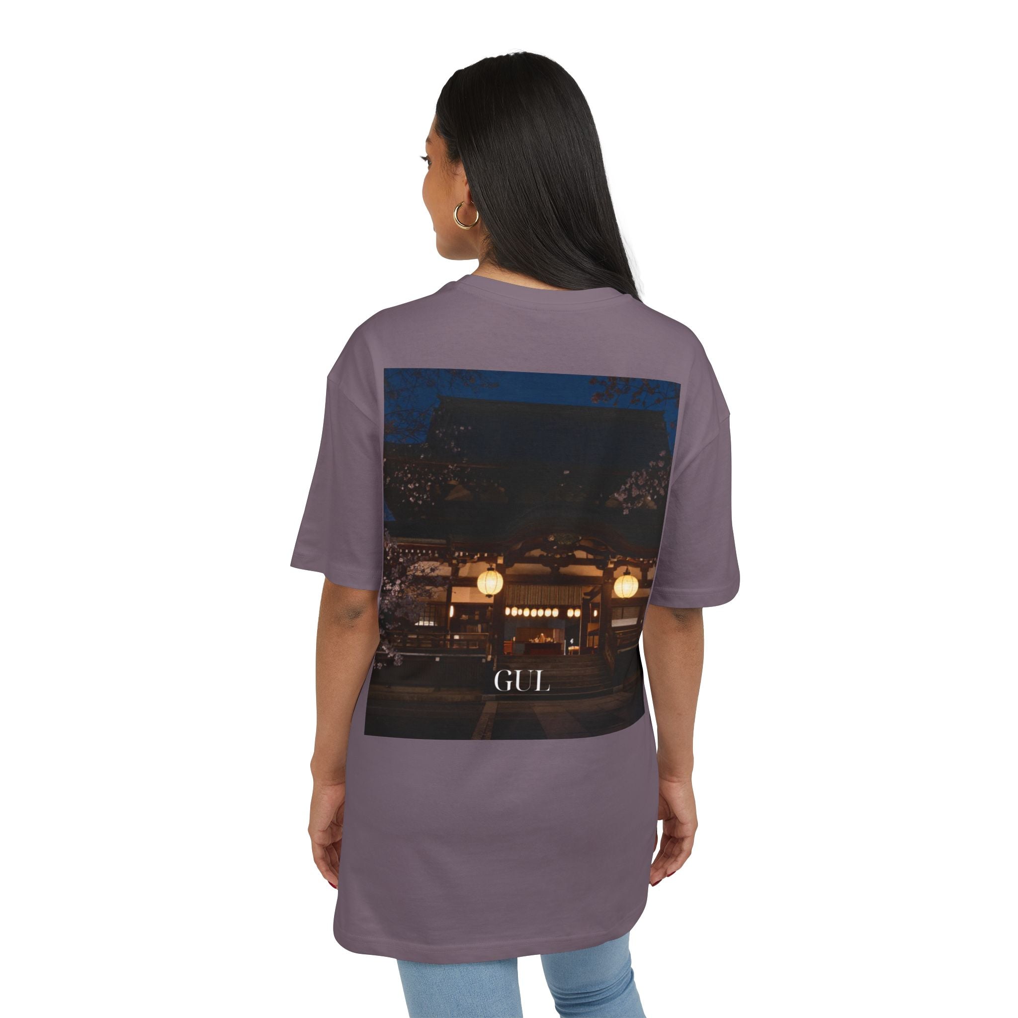 Floral & Nightscape Graphic Tee — Bird of Paradise Photo Print