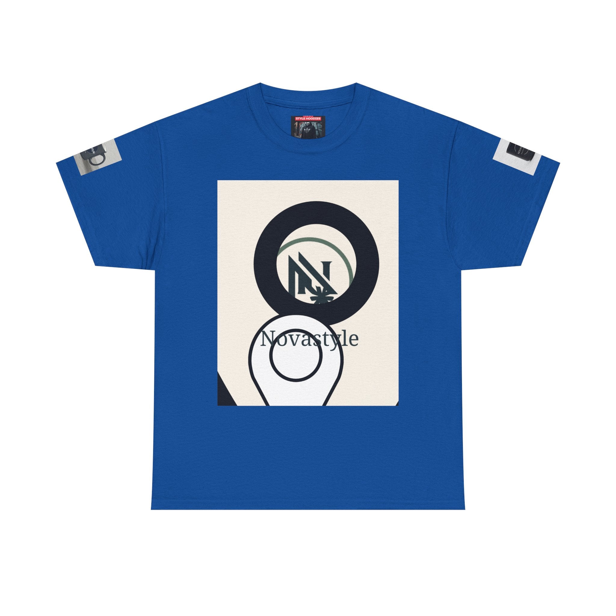 Graphic Tee — Novastyle Minimal Logo & Poster Print T-Shirt