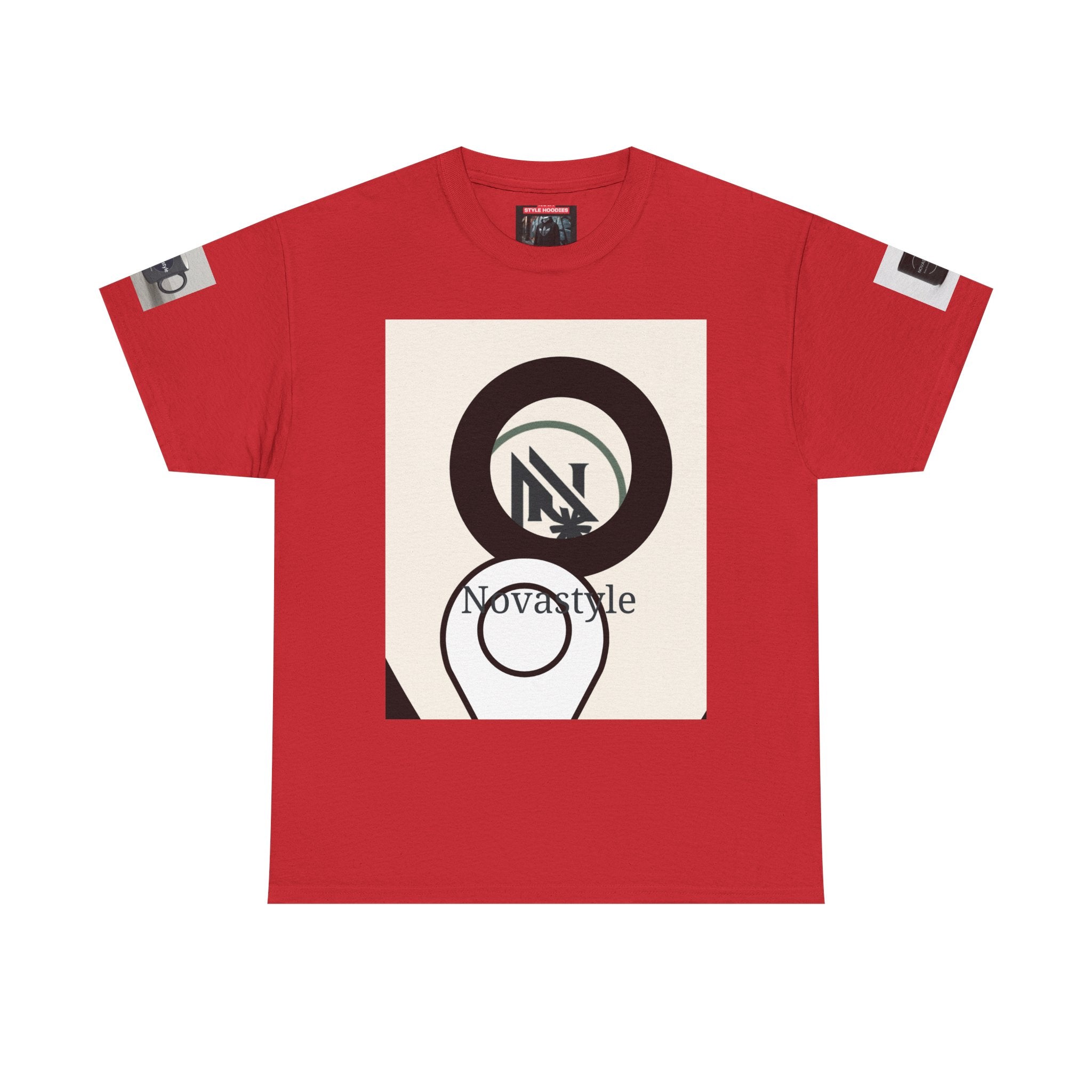 Graphic Tee — Novastyle Minimal Logo & Poster Print T-Shirt