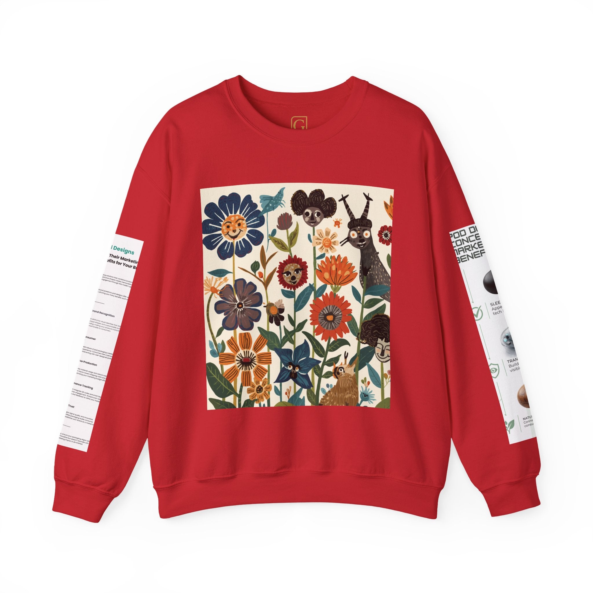 Floral Garden Crewneck Sweatshirt
