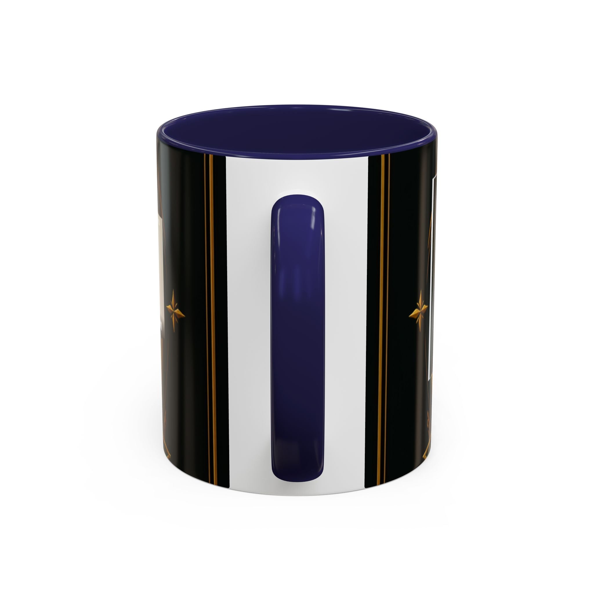 Certified Collector Accent Coffee Mug — Portrait Emblem Design (11/15 oz)
