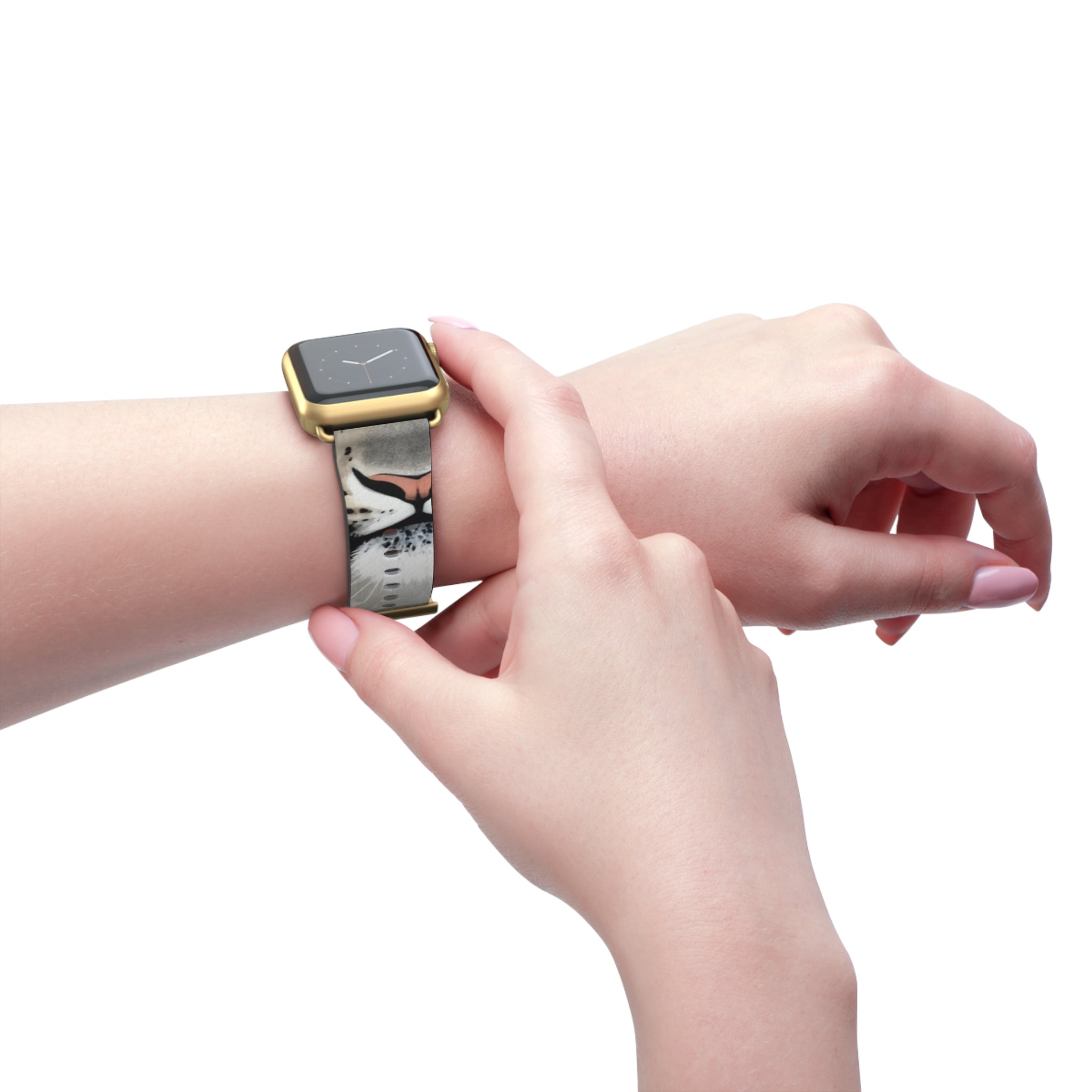 Cat Face Watch Band — Cute Printed Strap for Apple Watch