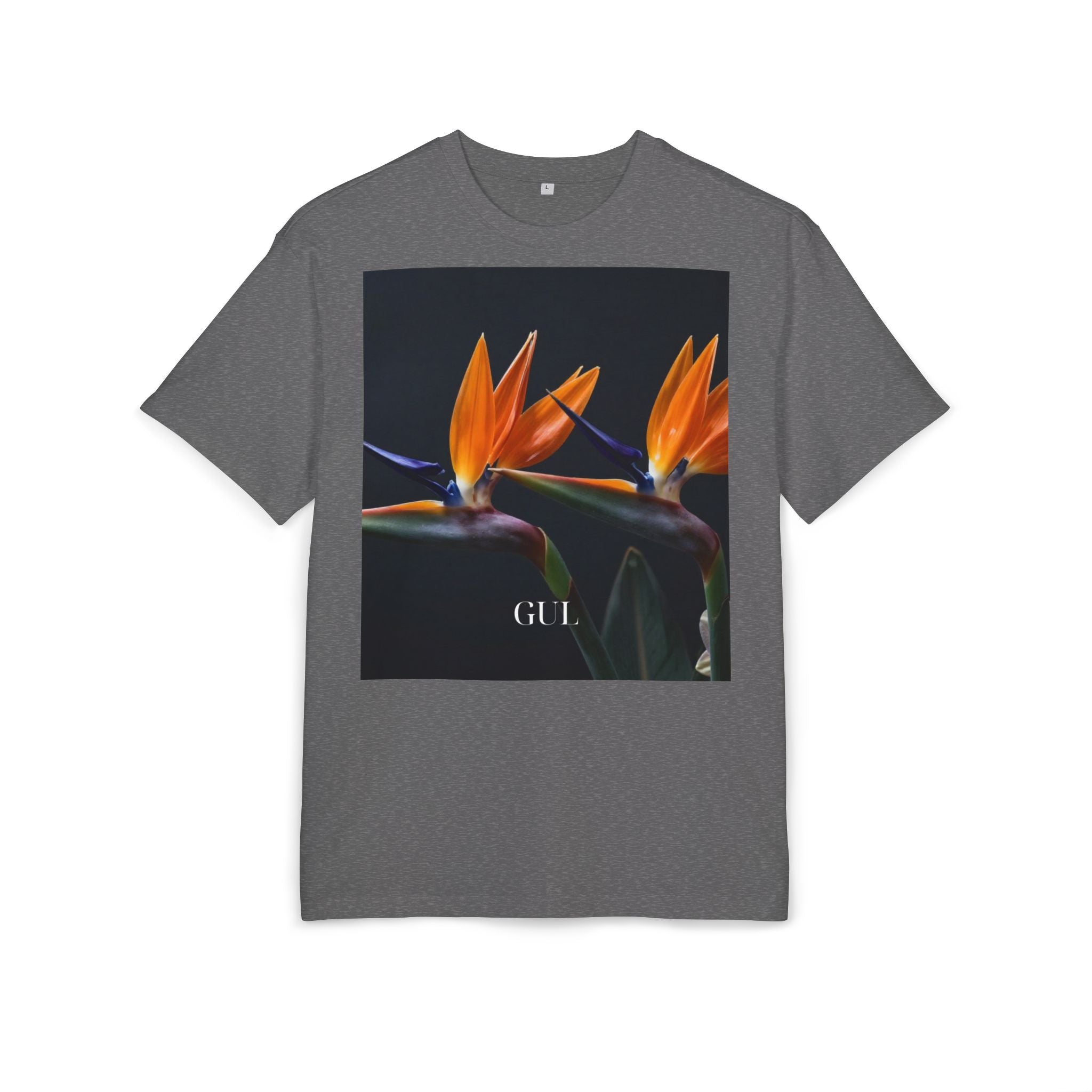 Floral & Nightscape Graphic Tee — Bird of Paradise Photo Print
