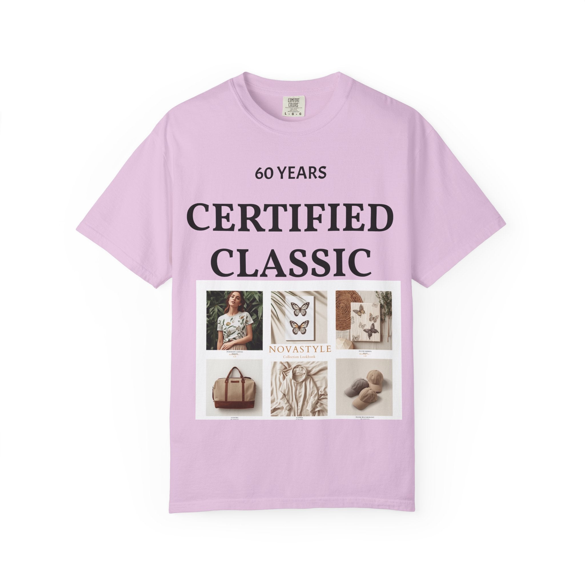 Certified Classic 60 Years T-Shirt – Vintage Collage Home & Lifestyle Tee