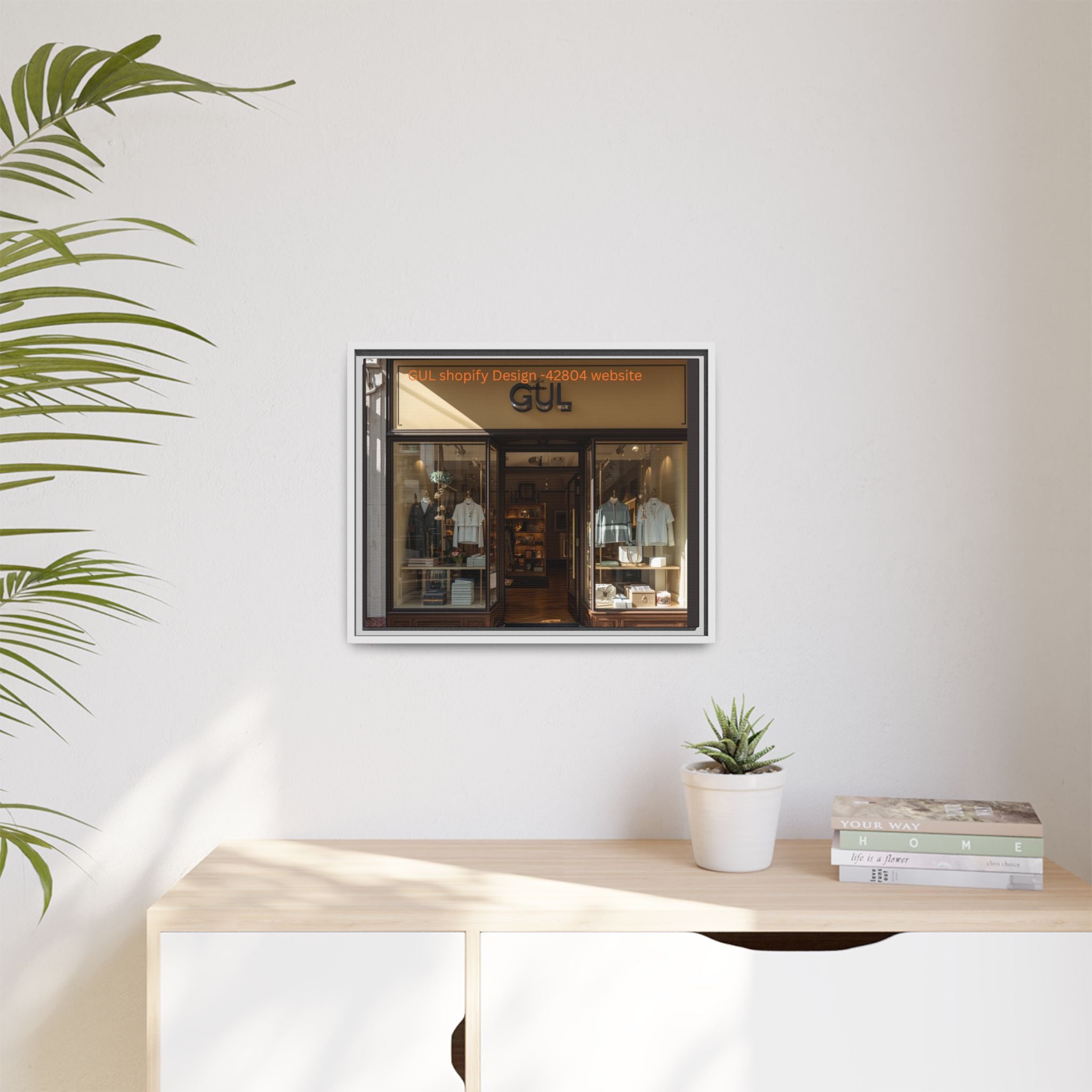 Framed Matte Canvas Print — Boutique Shopfront Photography