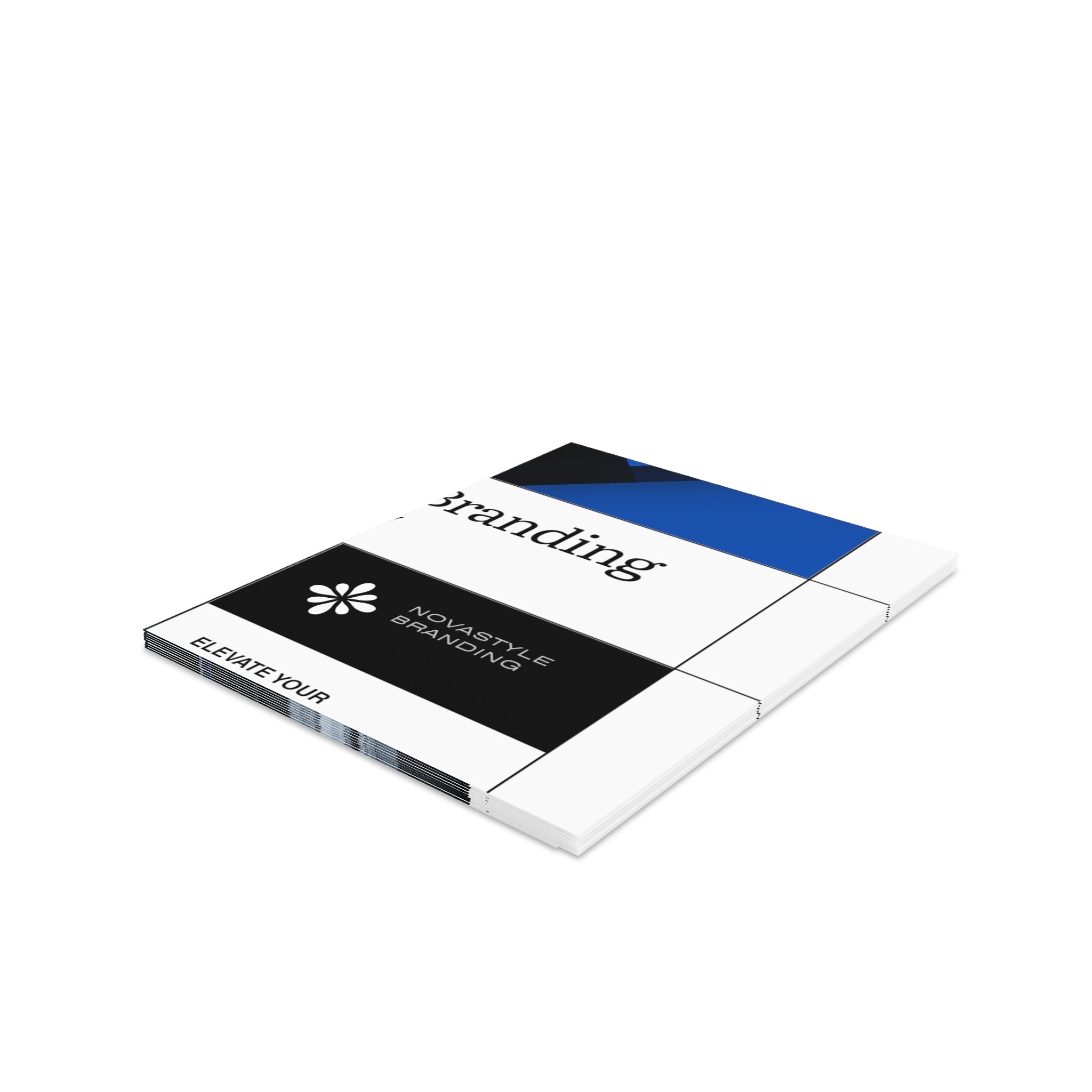 Branding Greeting Cards Set — Blank Business Note Cards (8/16/24 pcs)