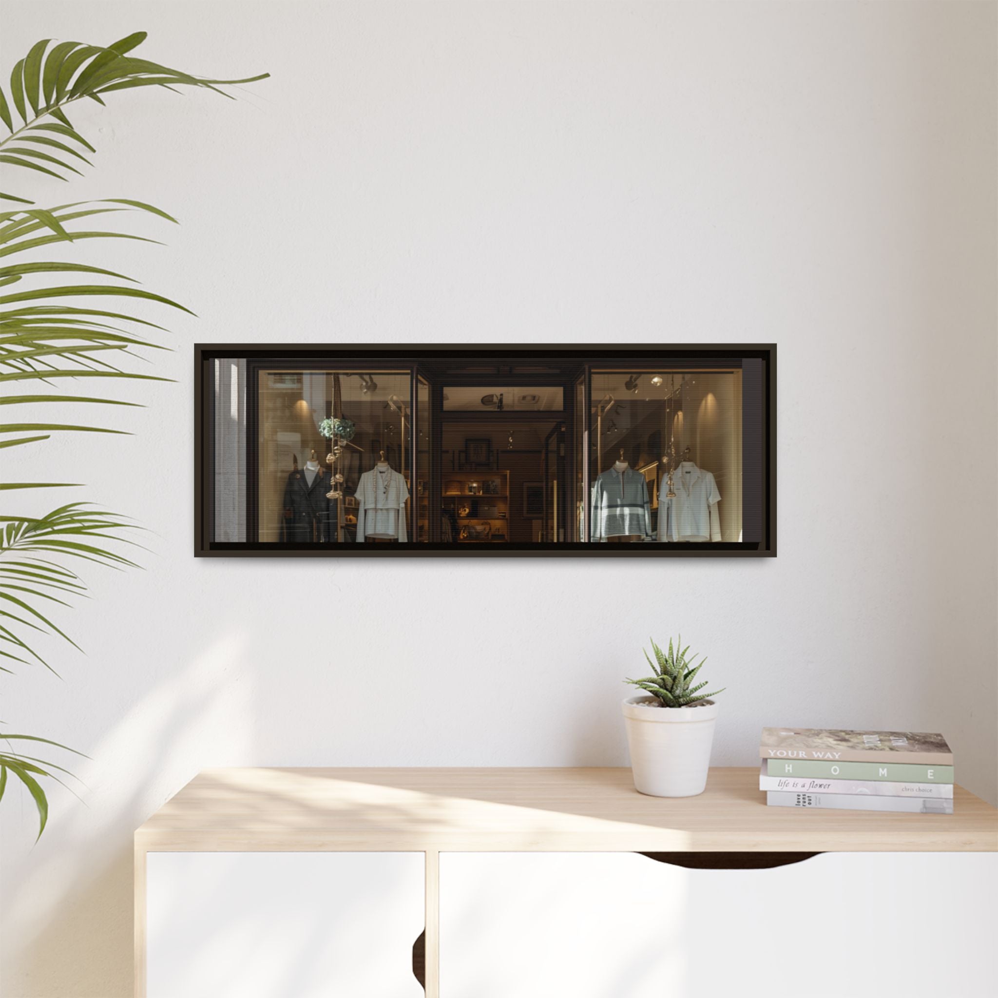 Framed Matte Canvas Print — Boutique Shopfront Photography