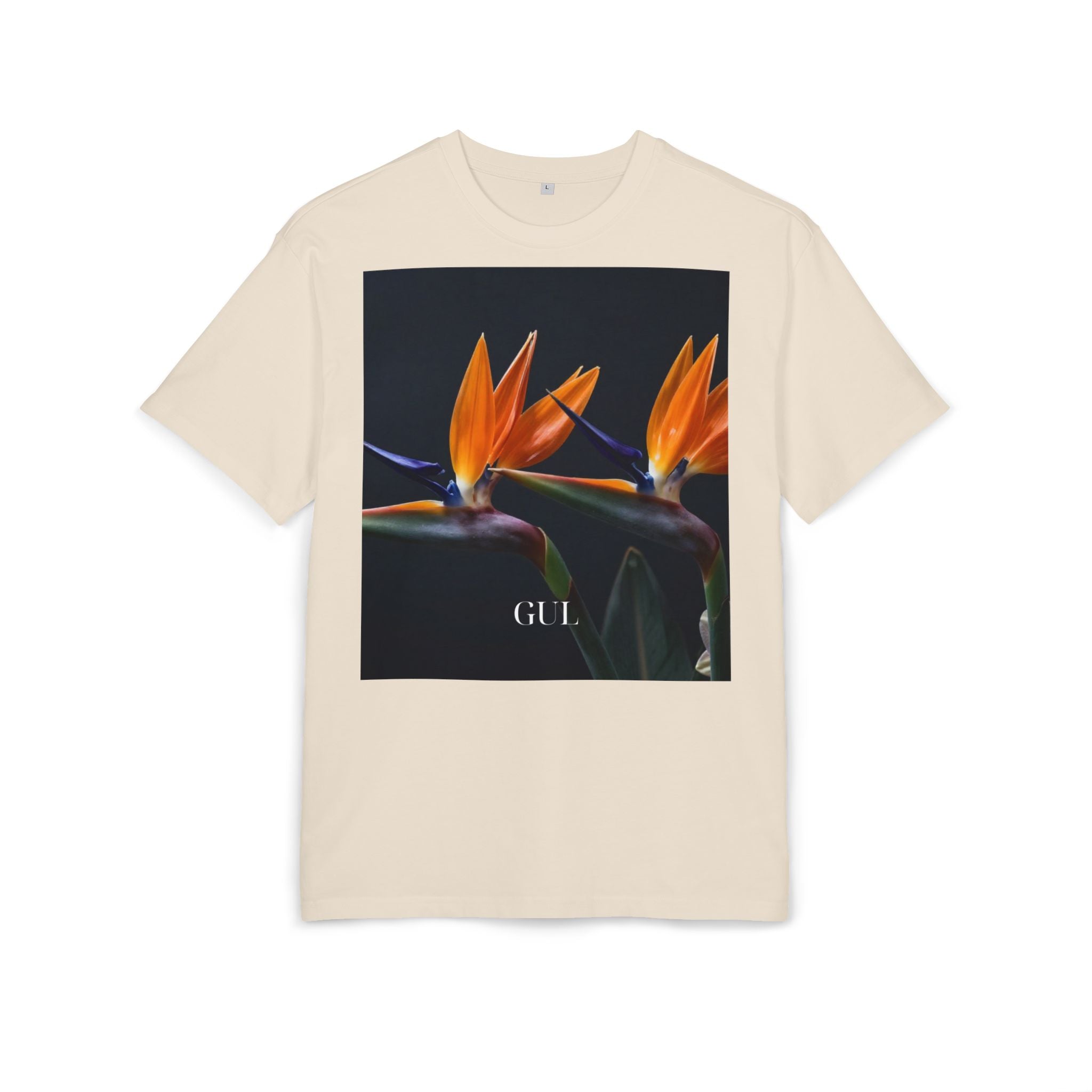 Floral & Nightscape Graphic Tee — Bird of Paradise Photo Print