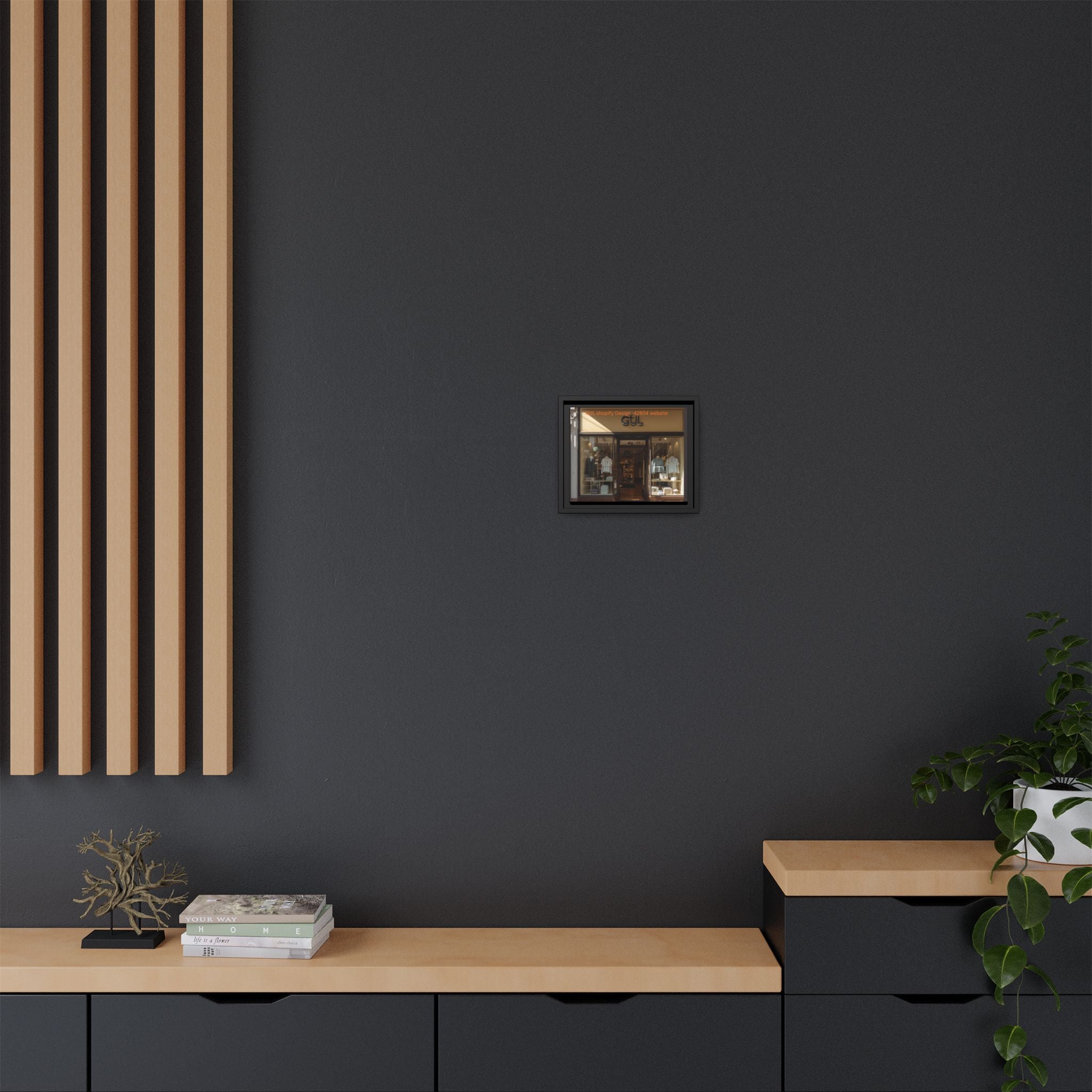 Framed Matte Canvas Print — Boutique Shopfront Photography