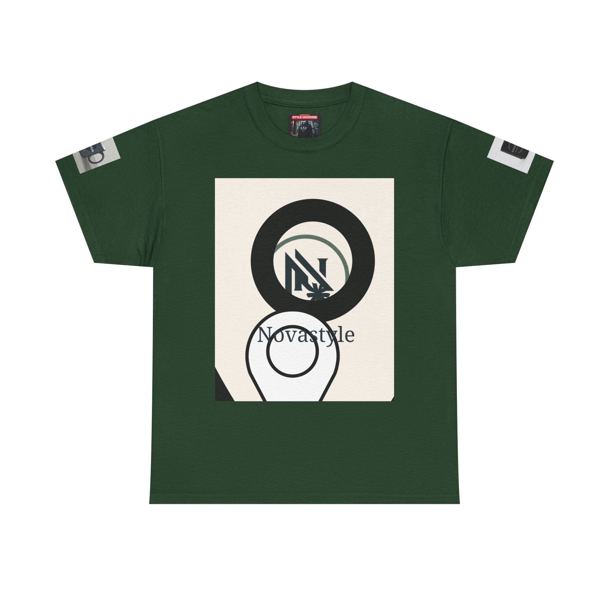 Graphic Tee — Novastyle Minimal Logo & Poster Print T-Shirt