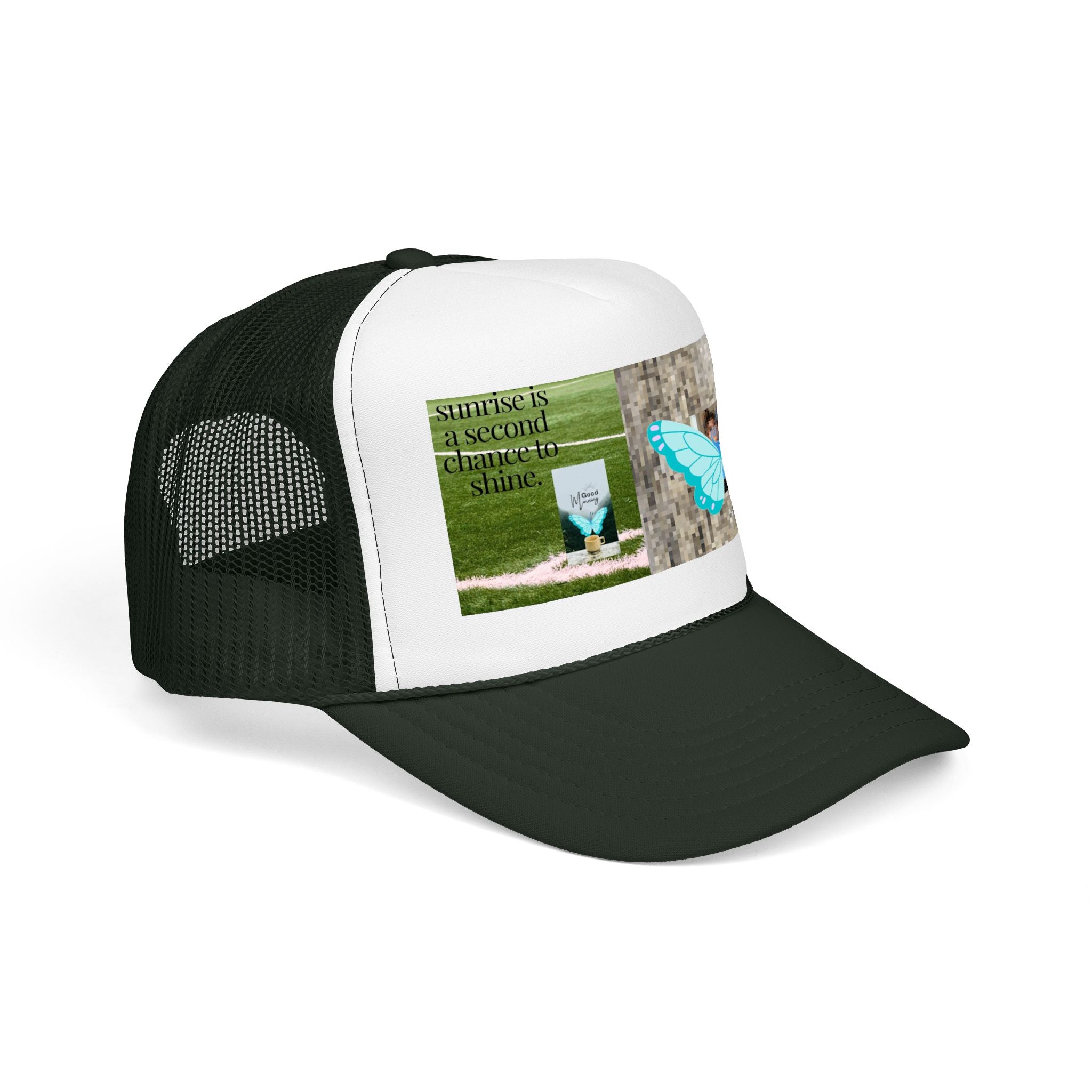 Butterfly Memorial Trucker Hat — In Loving Memory Grave Marker Cap