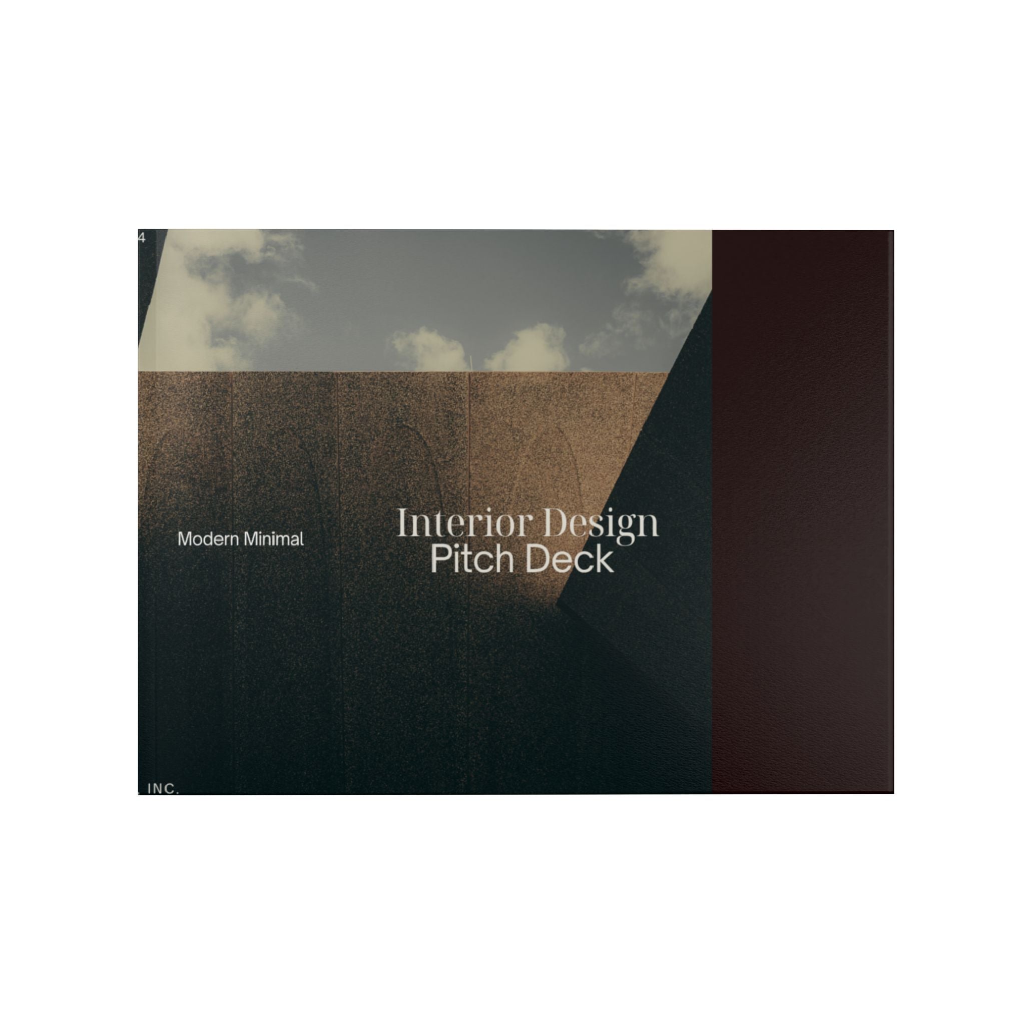 Hardcover Photo Book — Interior Design Pitch Deck Template