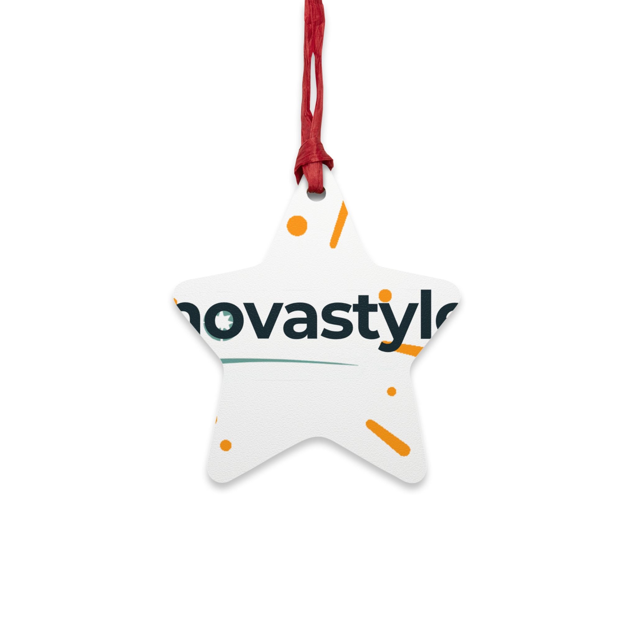 Bell-Shaped Wooden Ornament — Minimal Logo & Illustration Holiday Decoration