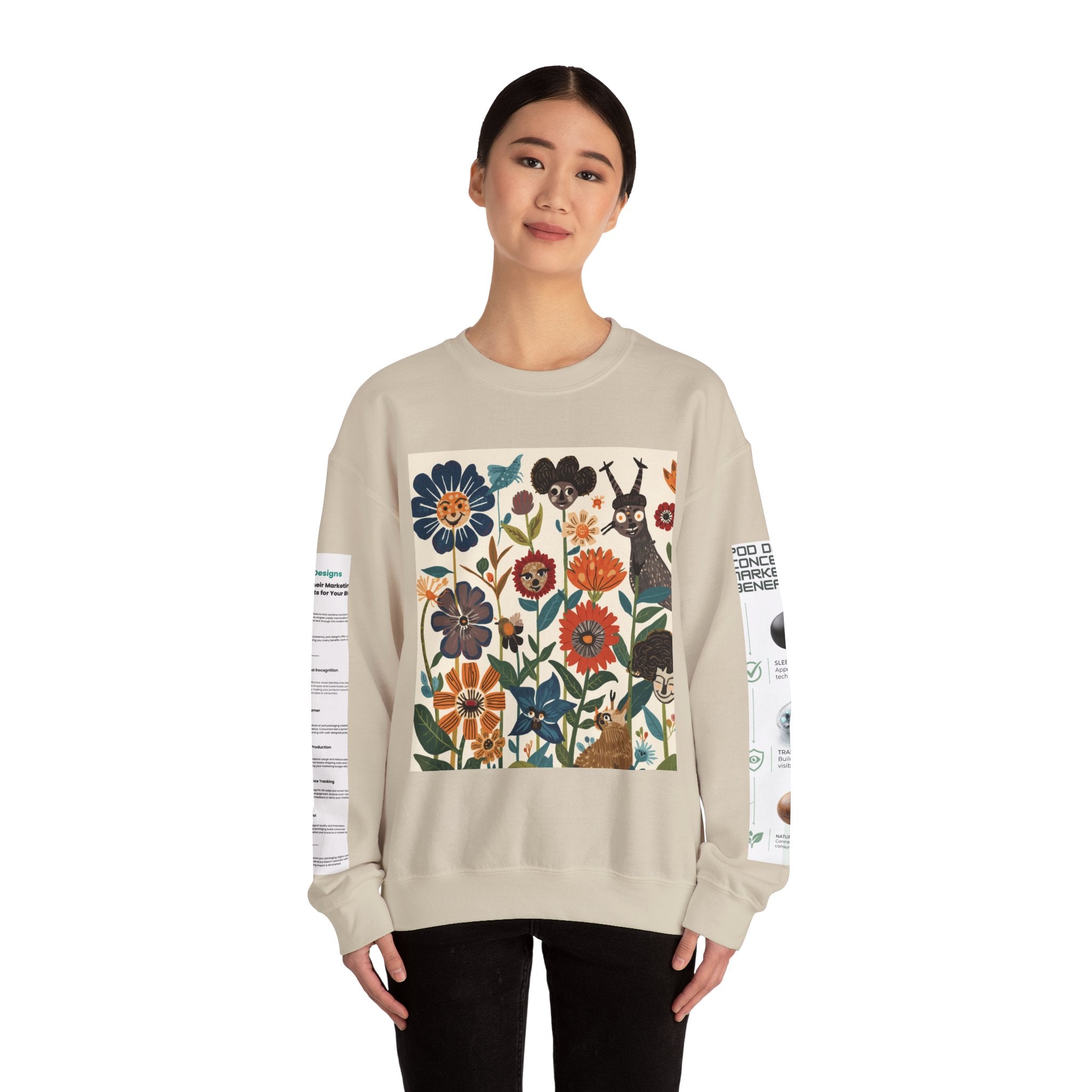 Floral Garden Crewneck Sweatshirt