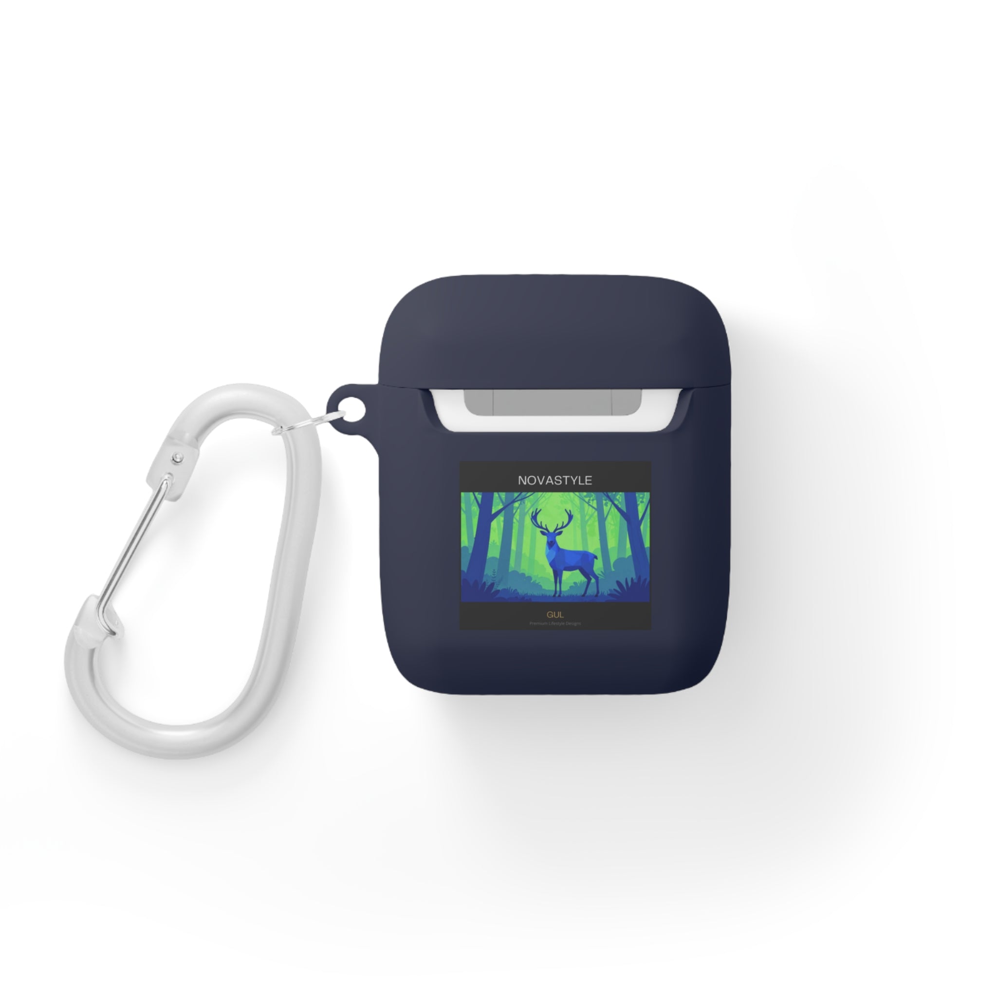AirPods Case — Retro Sunset Van & Forest Deer Prints