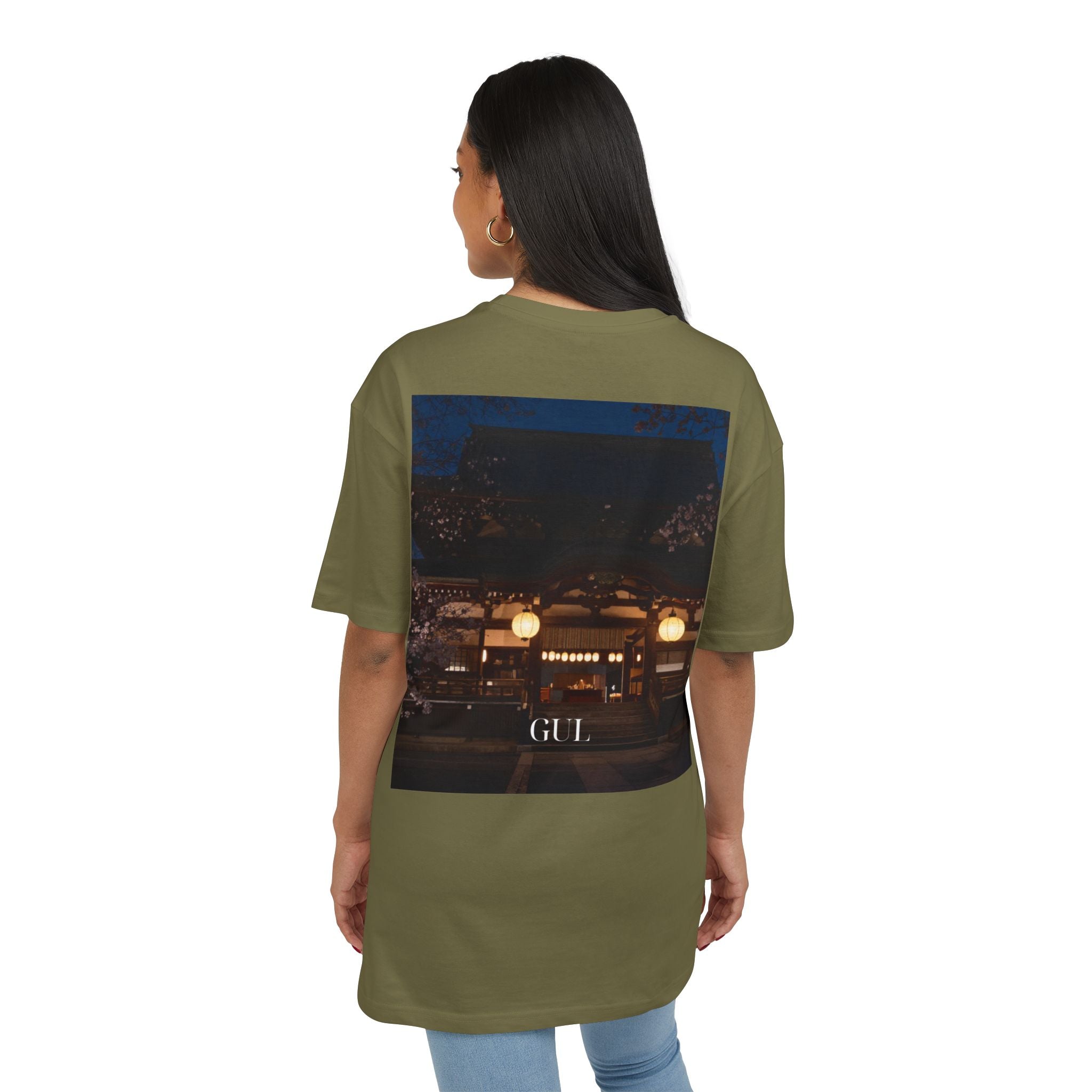Floral & Nightscape Graphic Tee — Bird of Paradise Photo Print