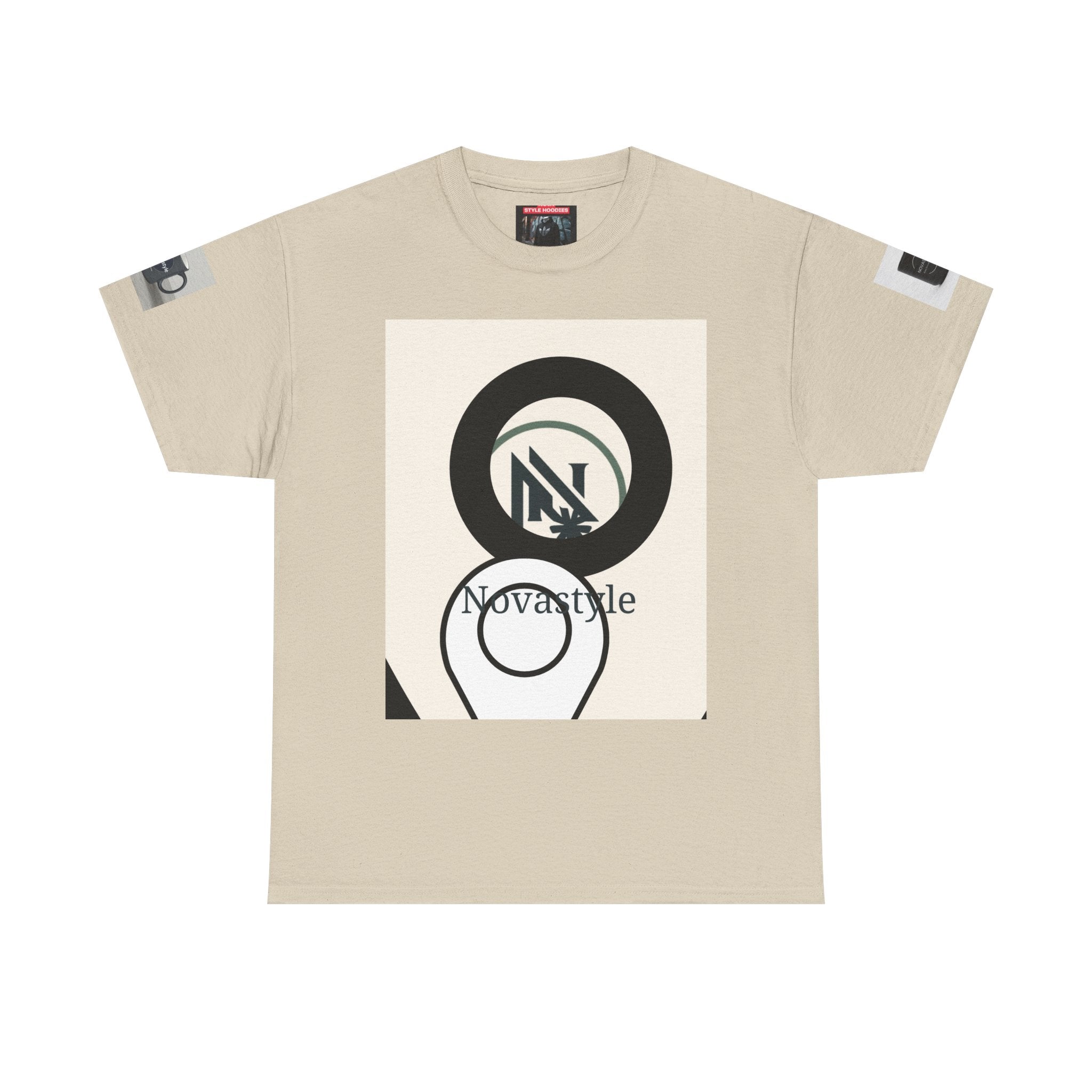 Graphic Tee — Novastyle Minimal Logo & Poster Print T-Shirt