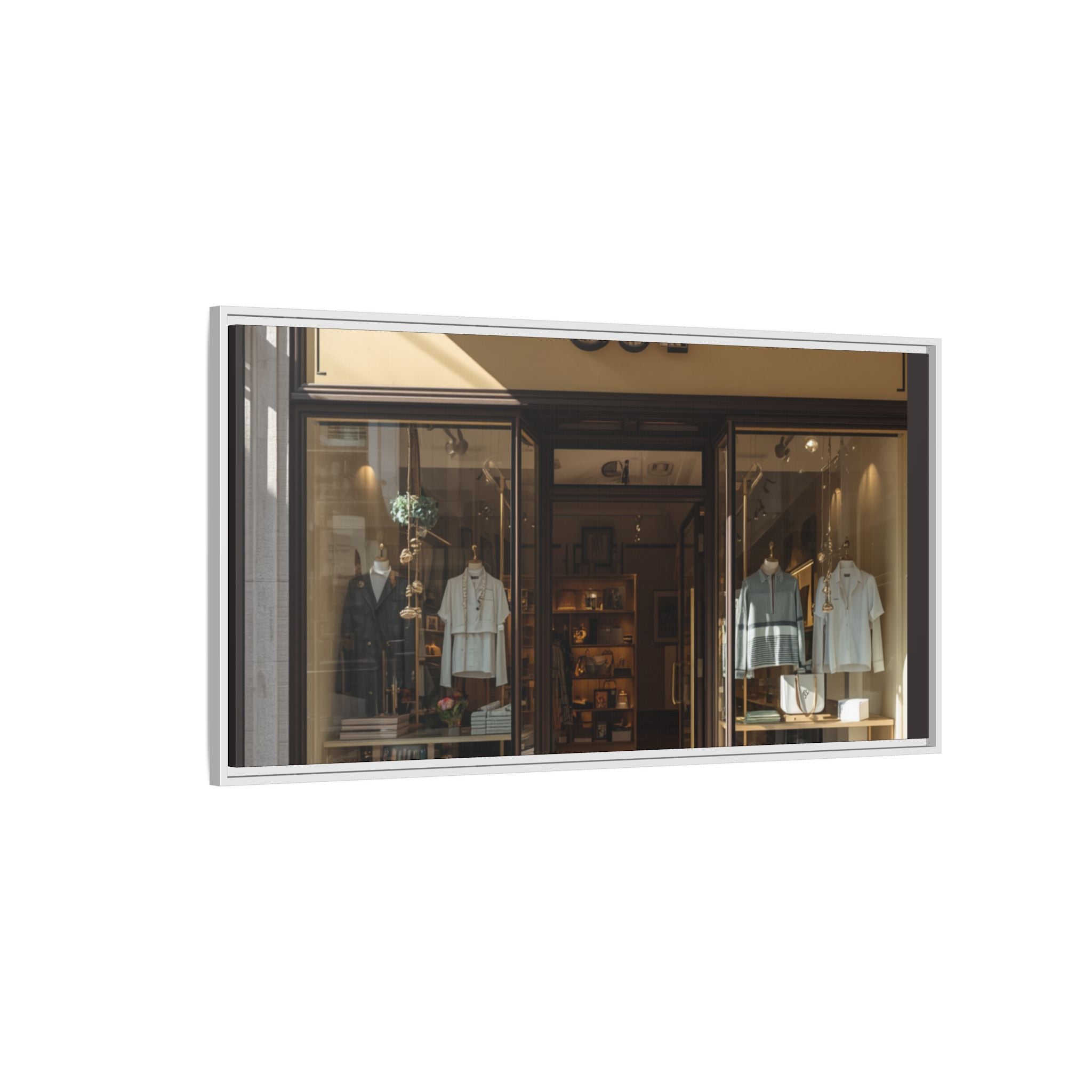 Framed Matte Canvas Print — Boutique Shopfront Photography