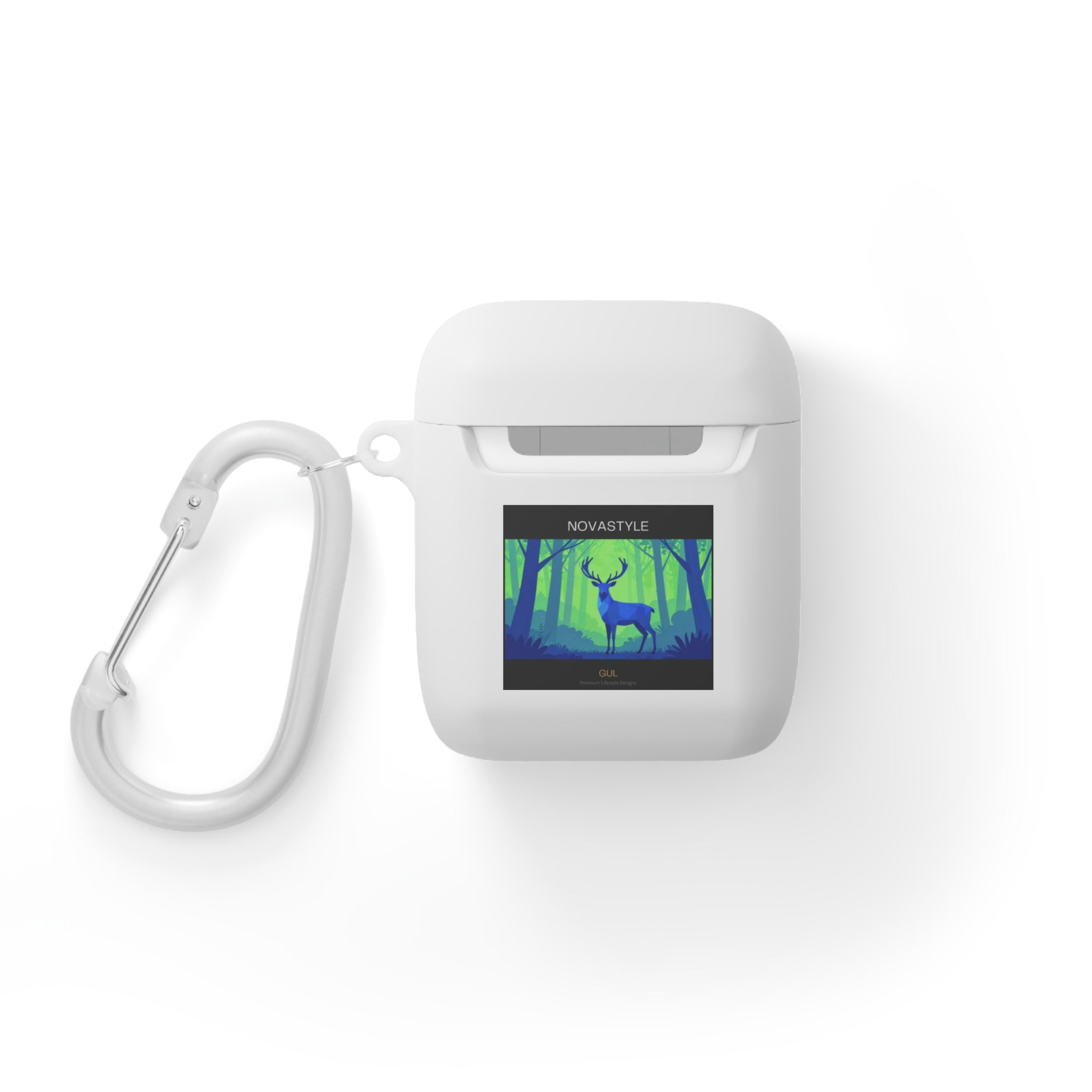 AirPods Case — Retro Sunset Van & Forest Deer Prints