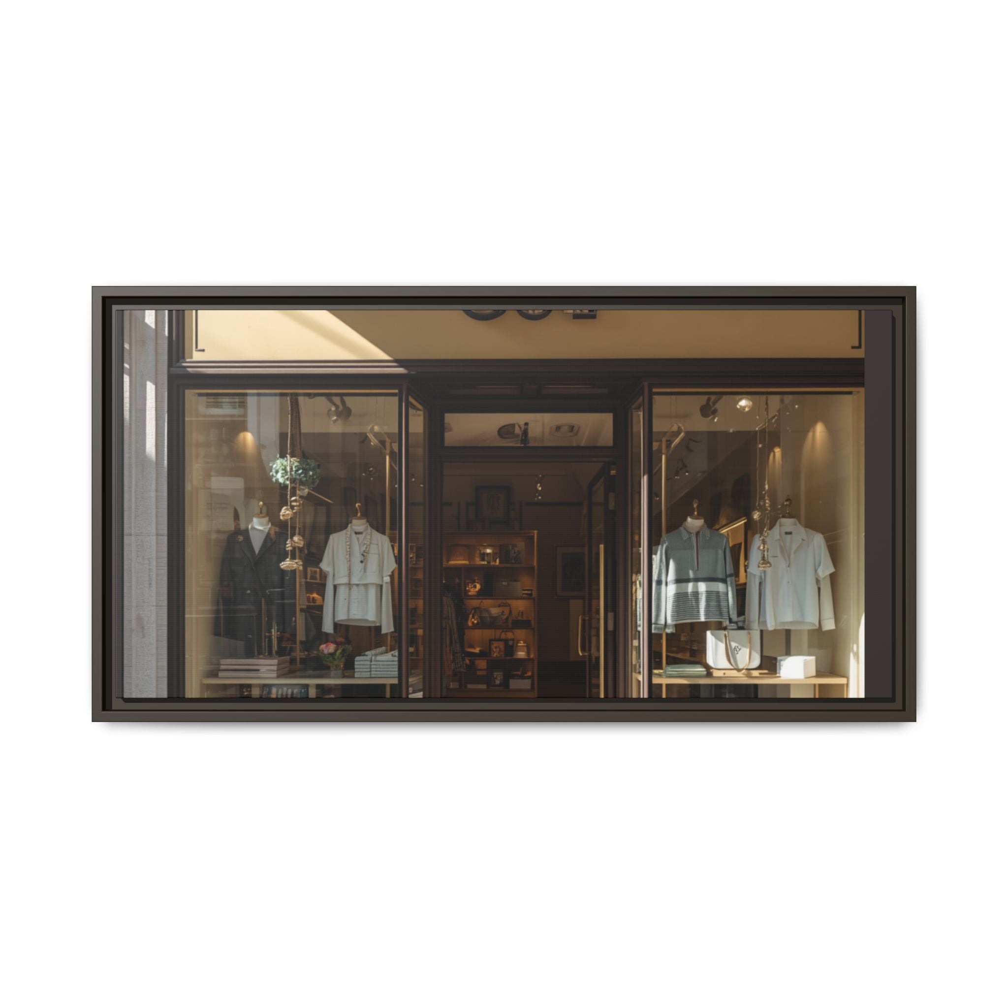 Framed Matte Canvas Print — Boutique Shopfront Photography