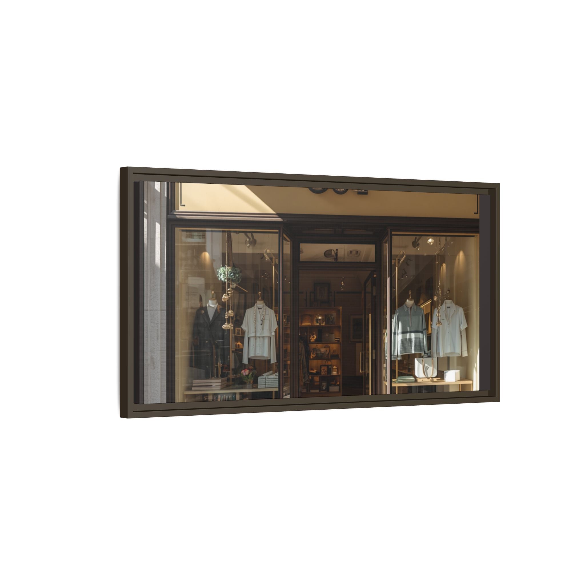 Framed Matte Canvas Print — Boutique Shopfront Photography