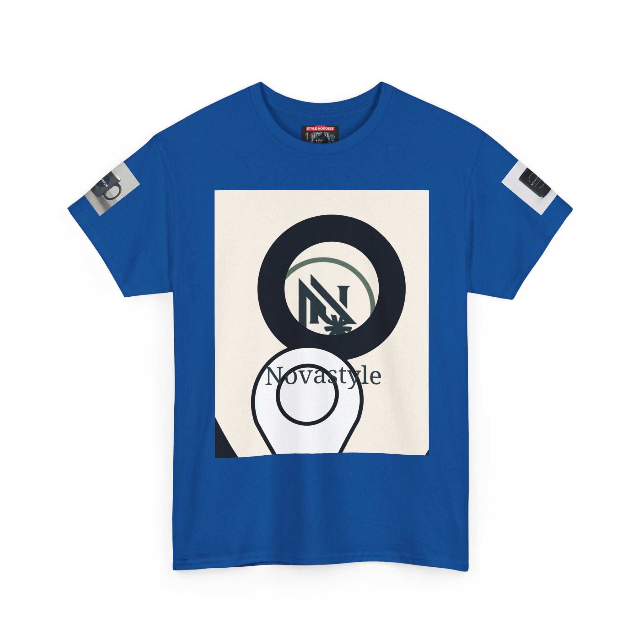 Graphic Tee — Novastyle Minimal Logo & Poster Print T-Shirt