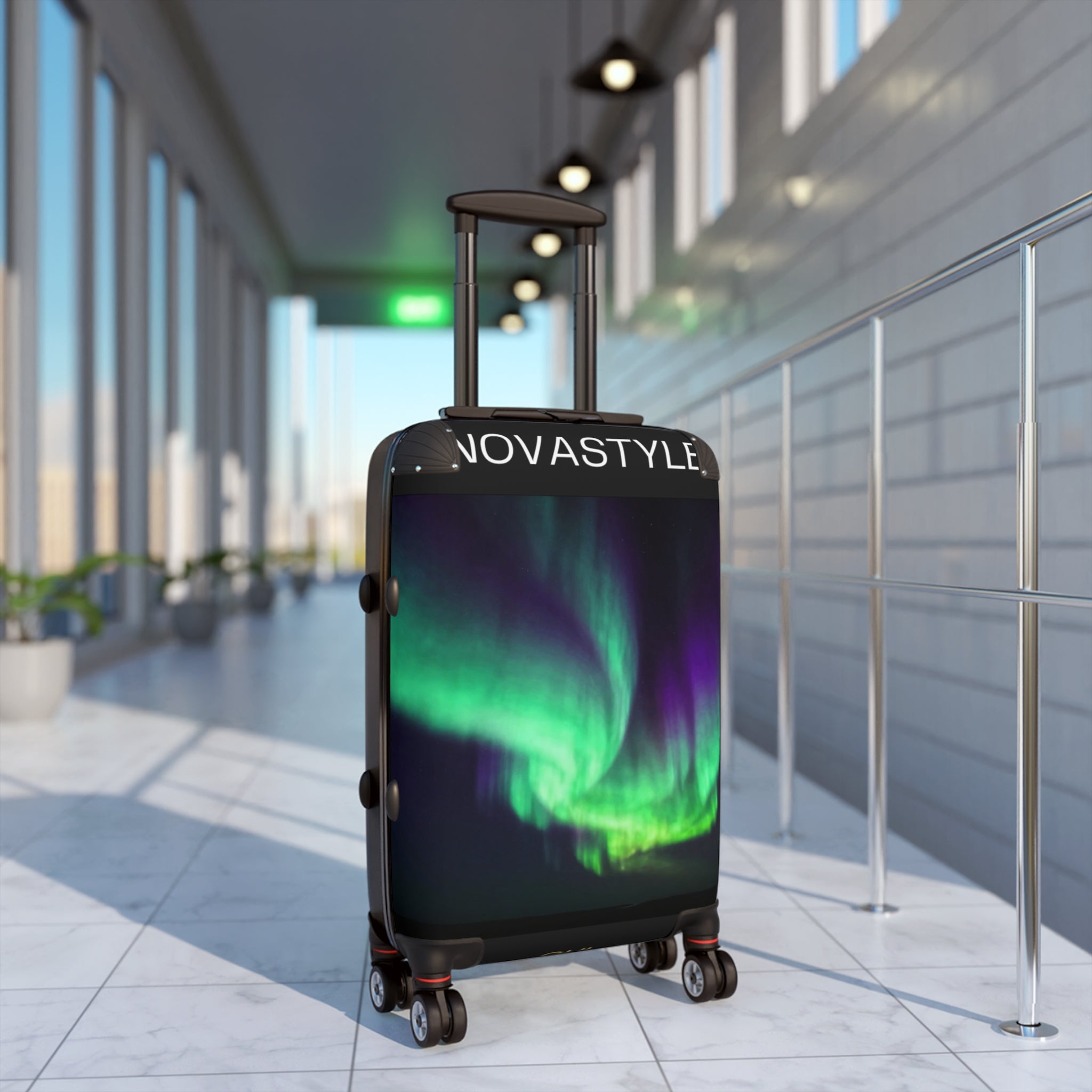 Aurora Sky Carry-On Suitcase β Northern Lights Travel Luggage